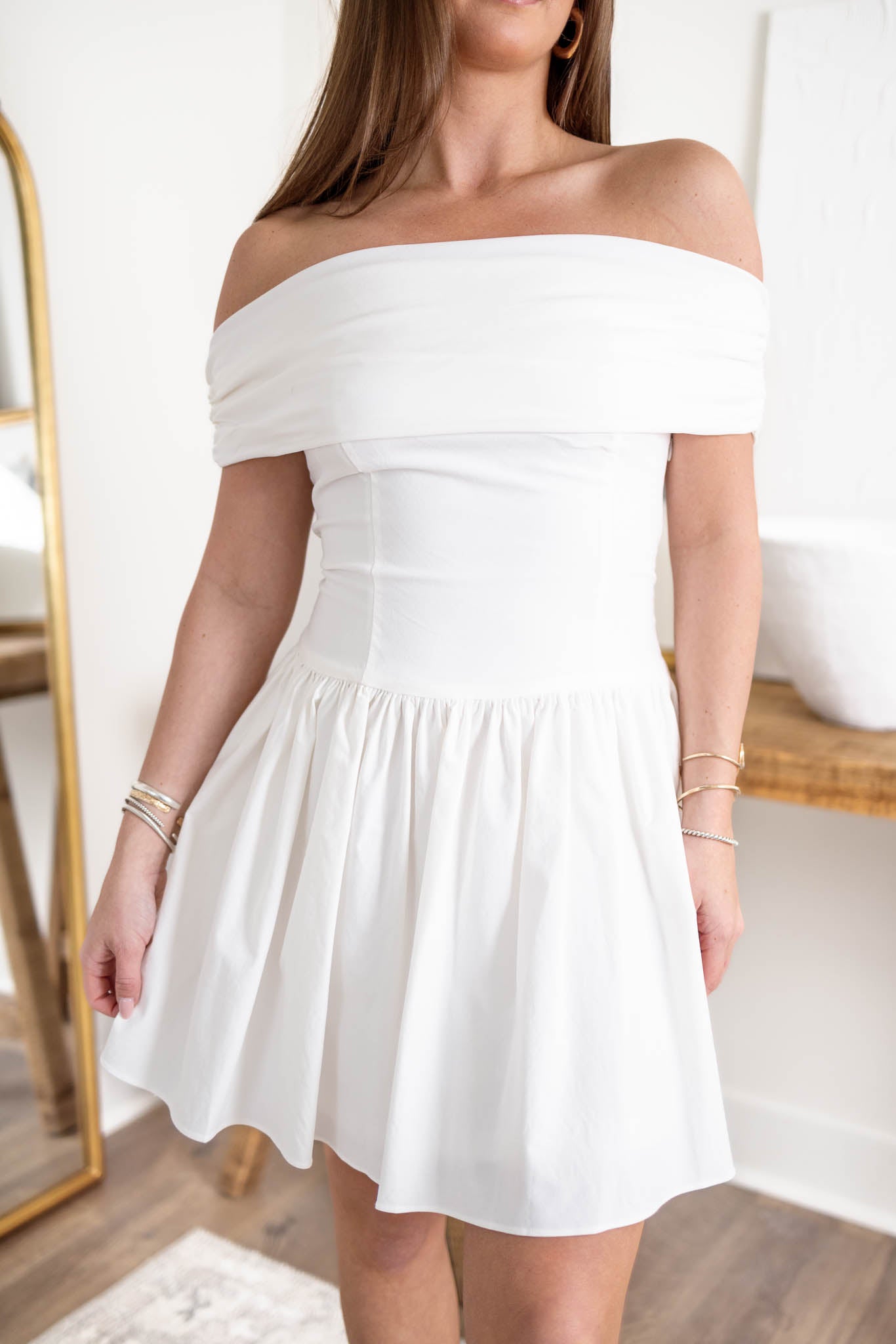Zara Shirred Dress