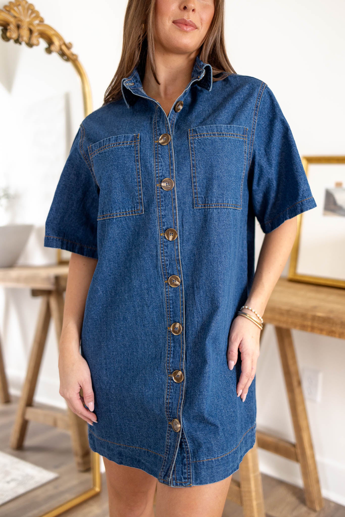 Ainsley Denim Dress