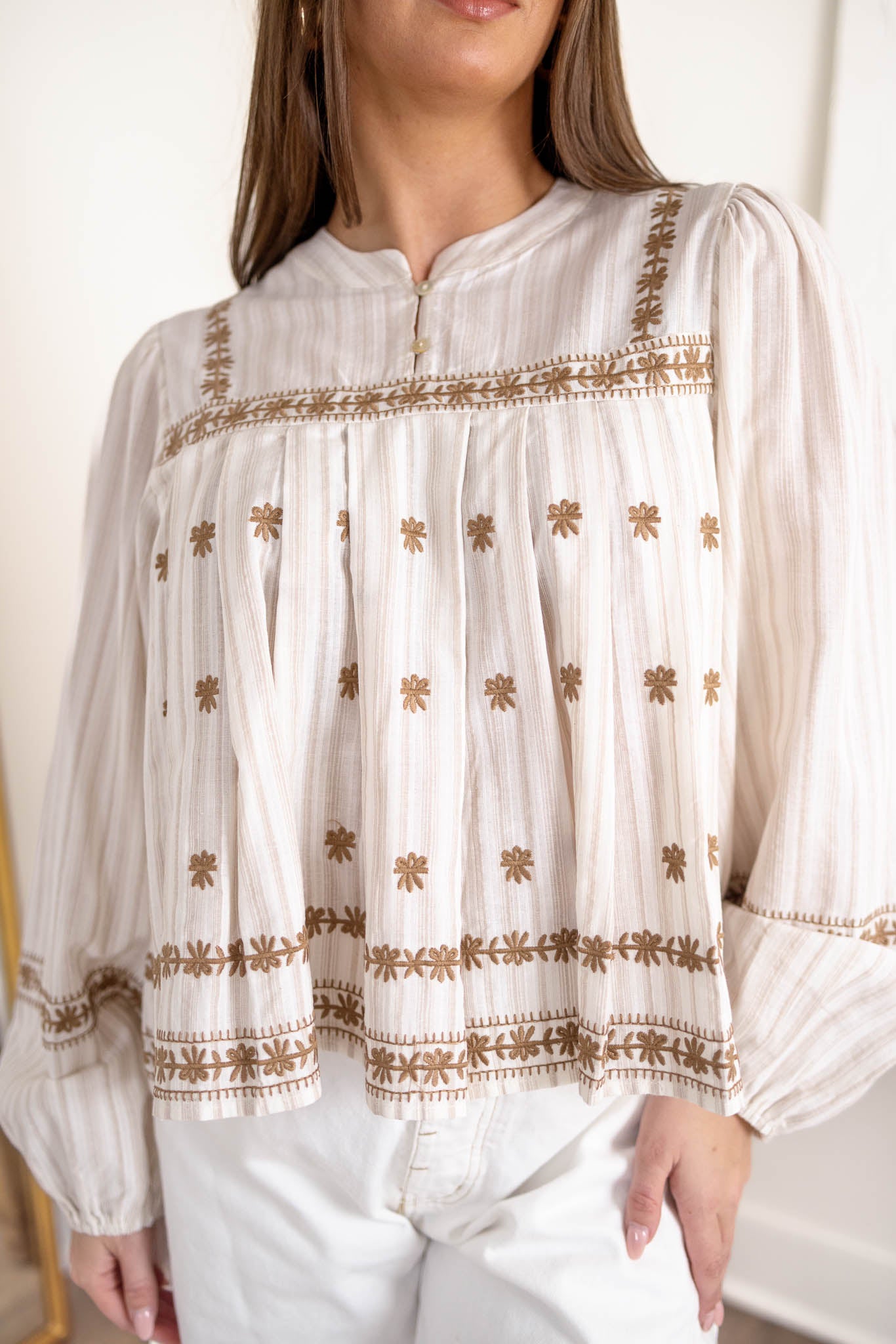 Rosalie Embroidered Top