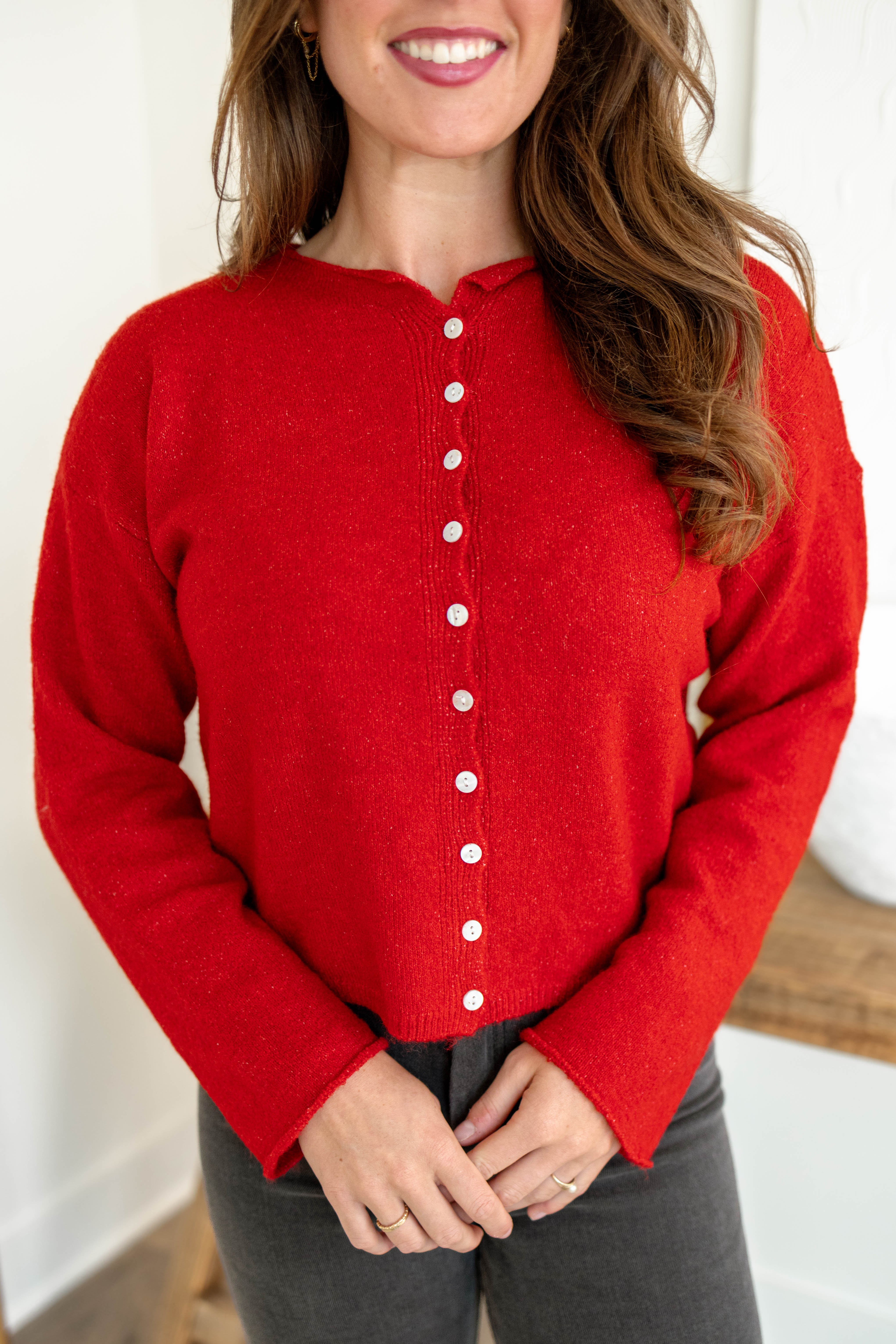 Remi Cardigan | Red