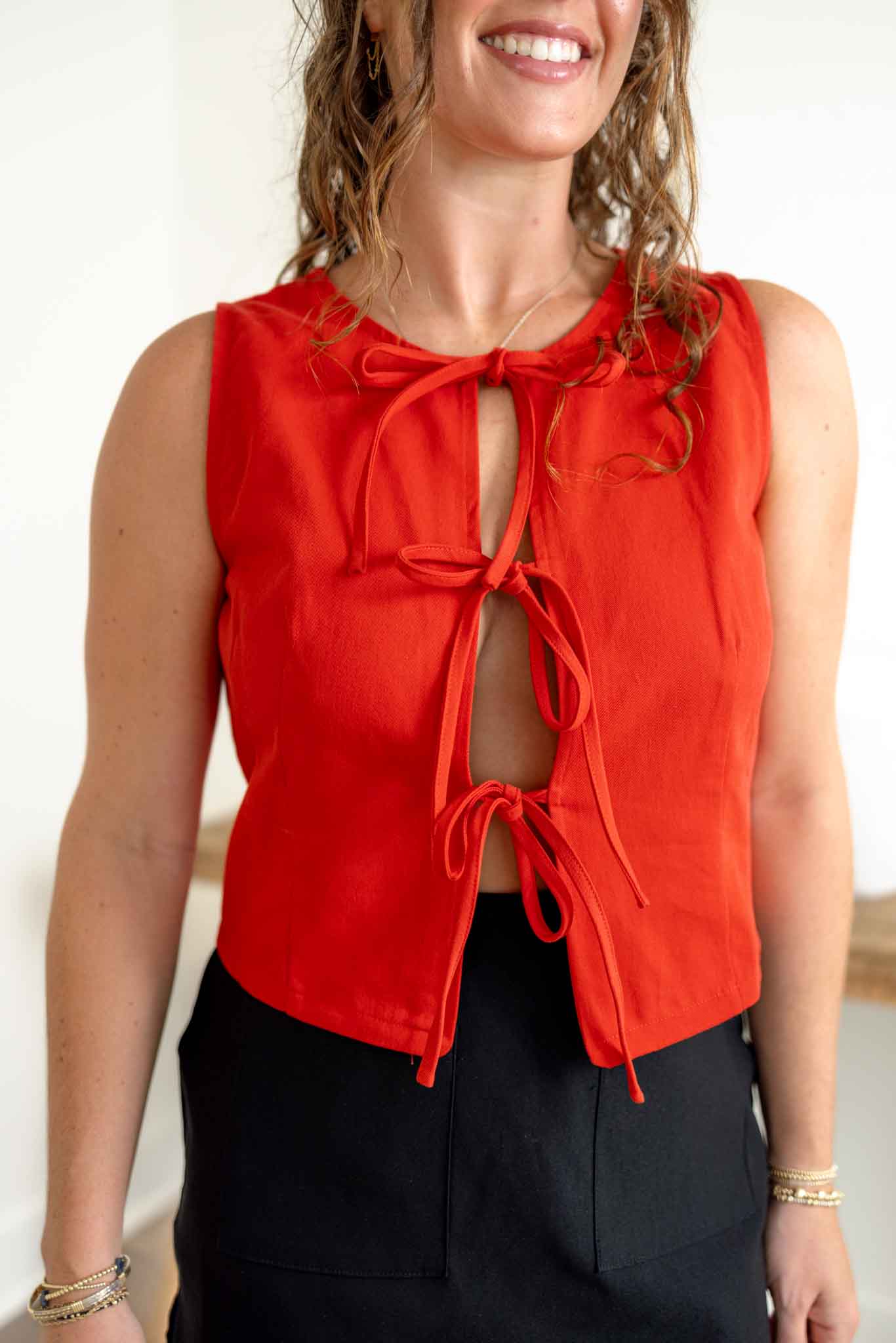 Nora Denim Vest