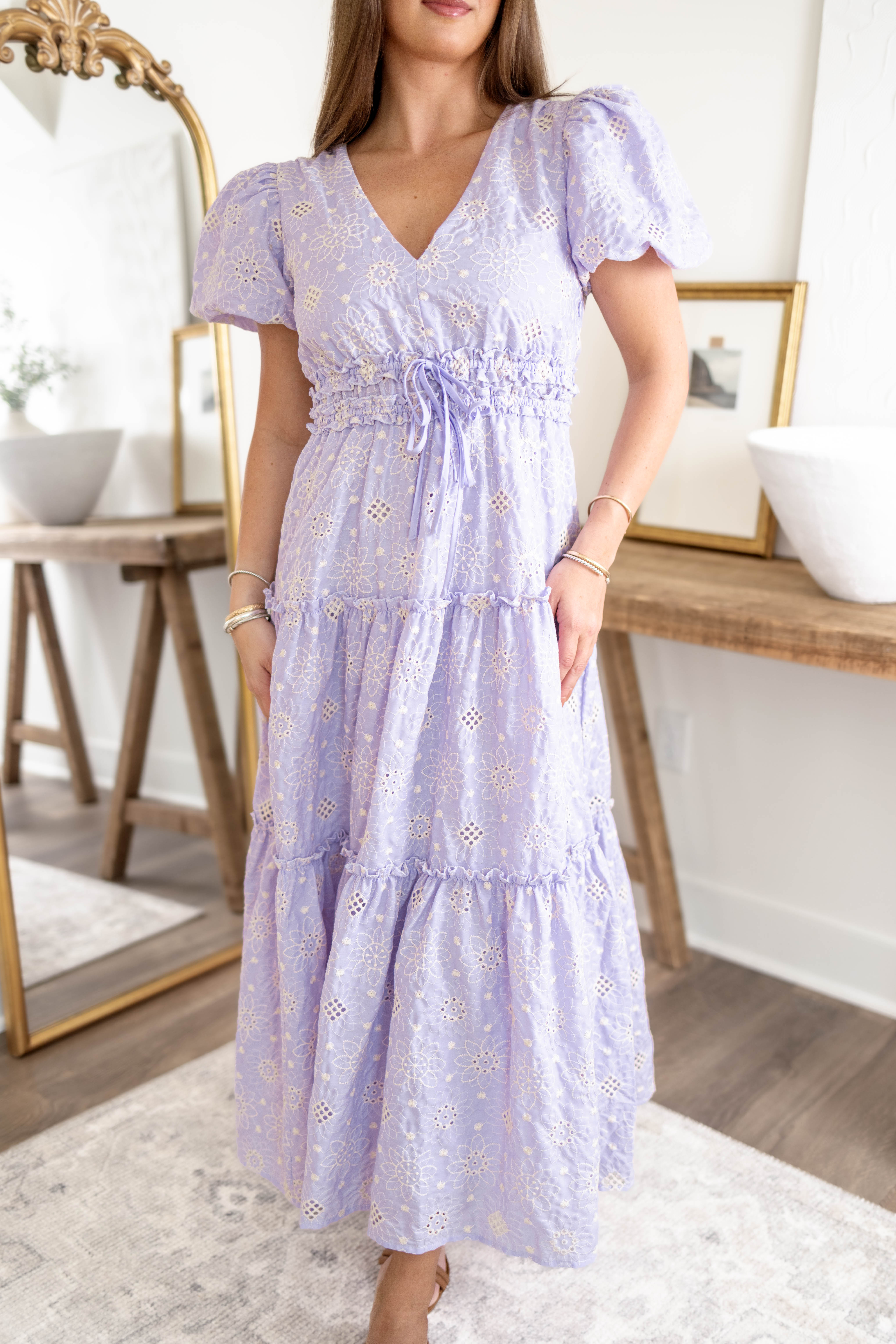 Margaret Eyelet Dress