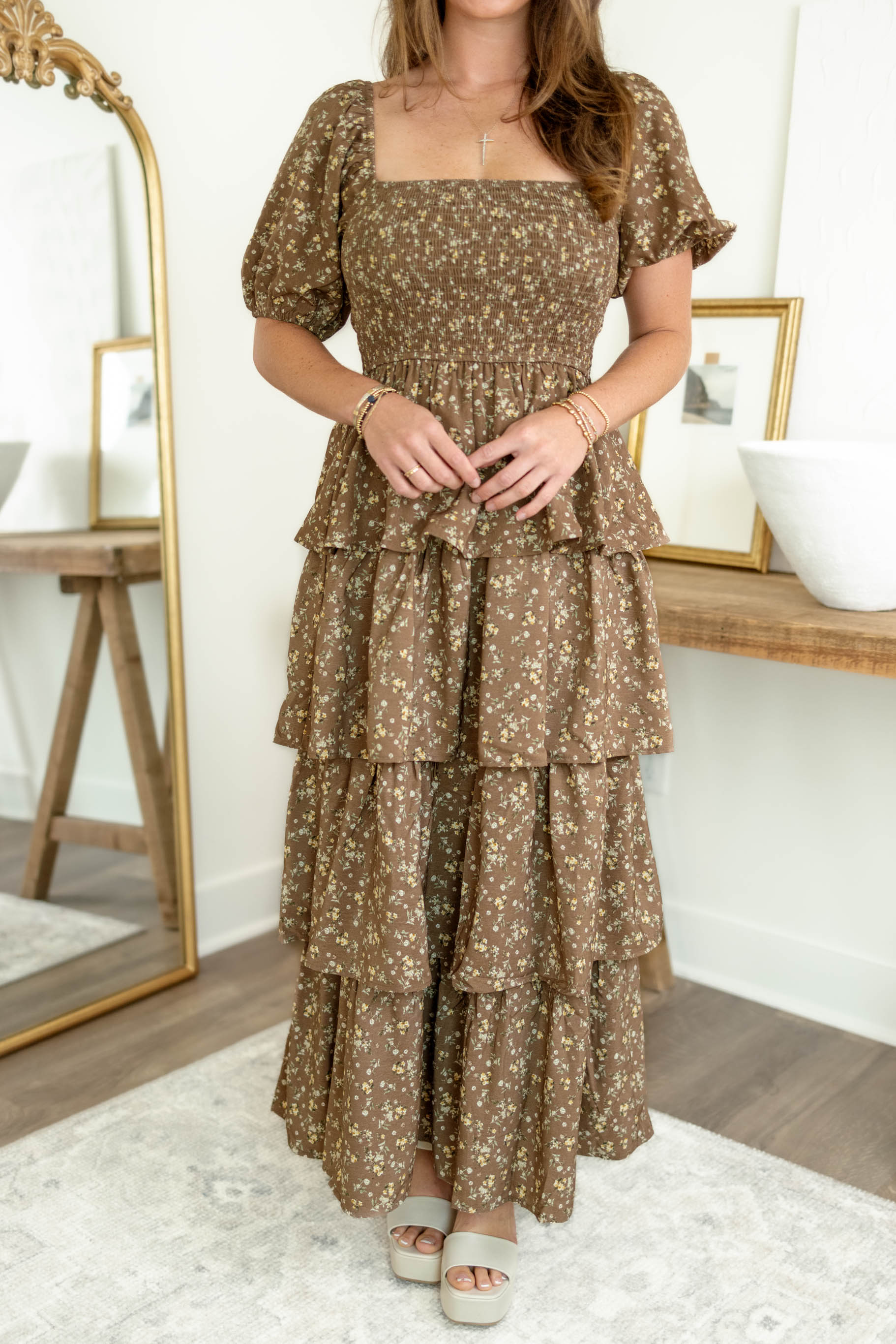 Victoria Floral Maxi Dress