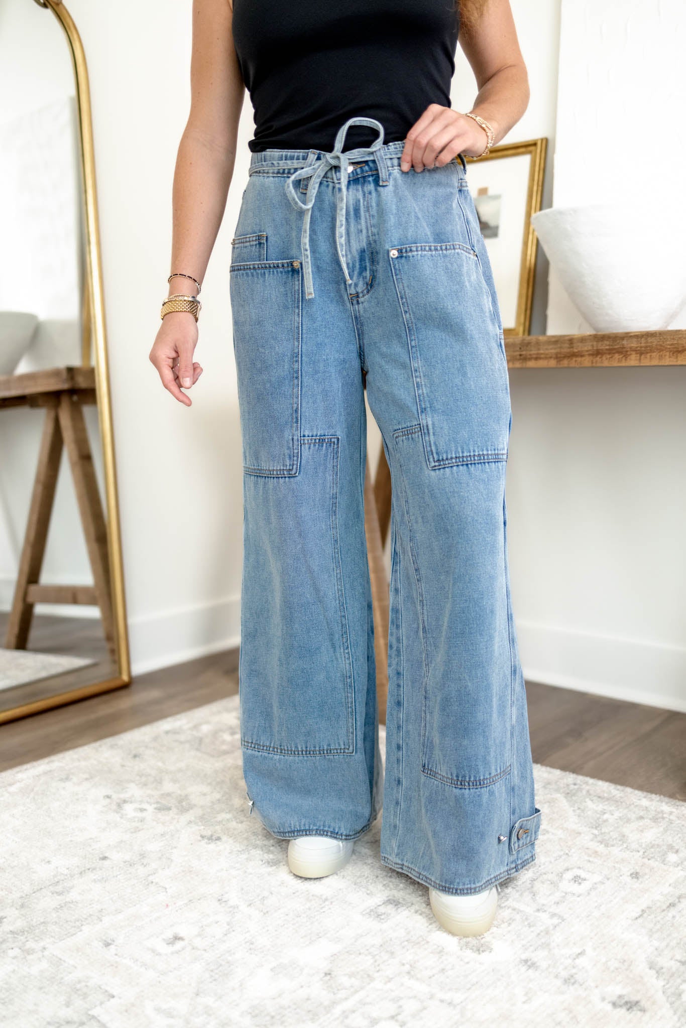 Remi Belted Jeans