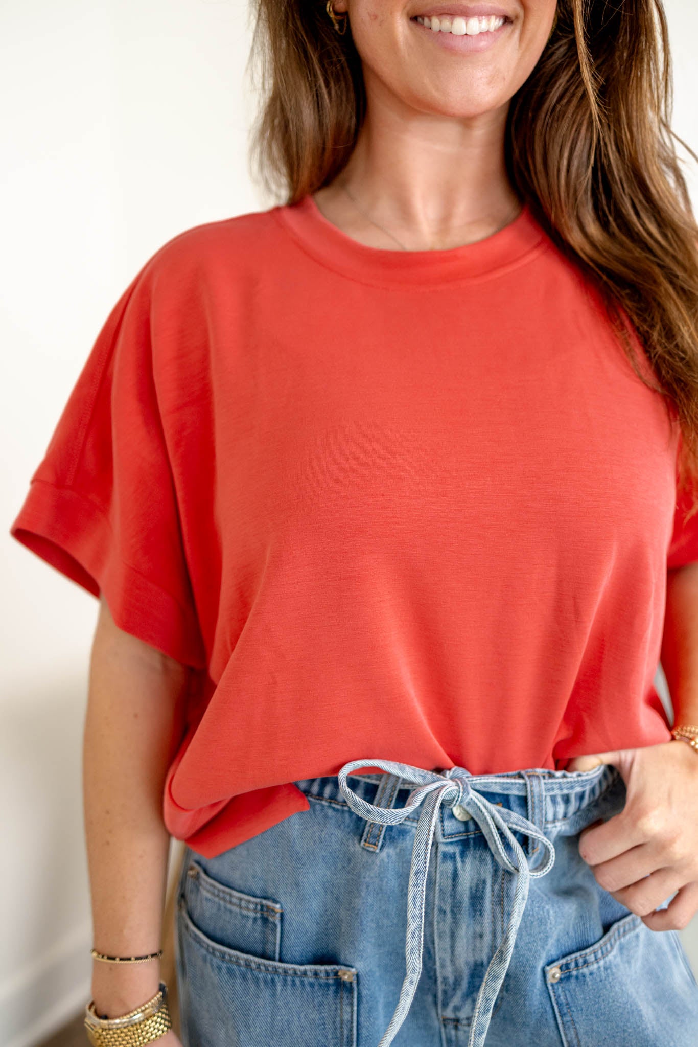 Cami Dolman Top | Red