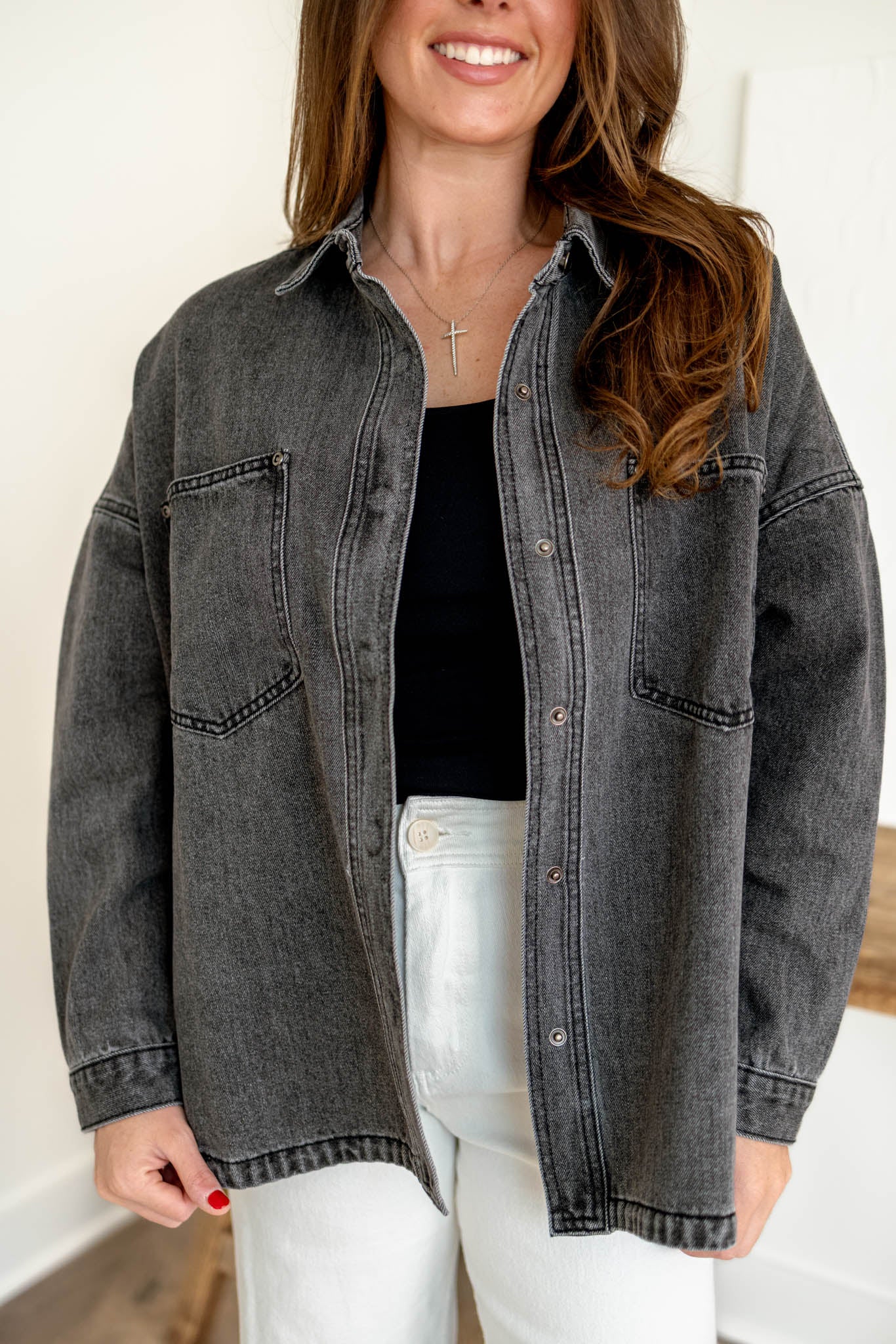 Monroe Denim Jacket | Black