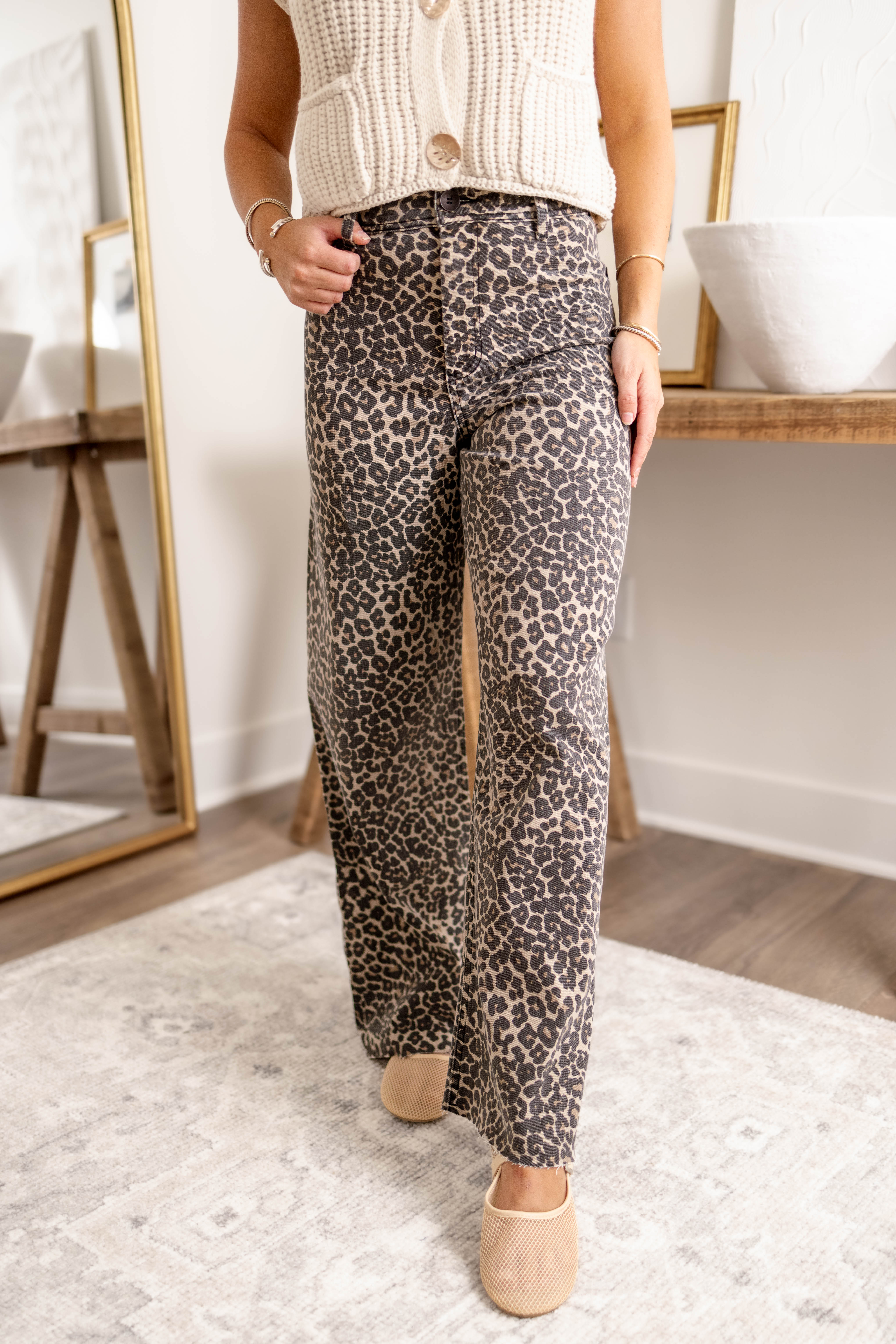 Vintage Leopard Pants