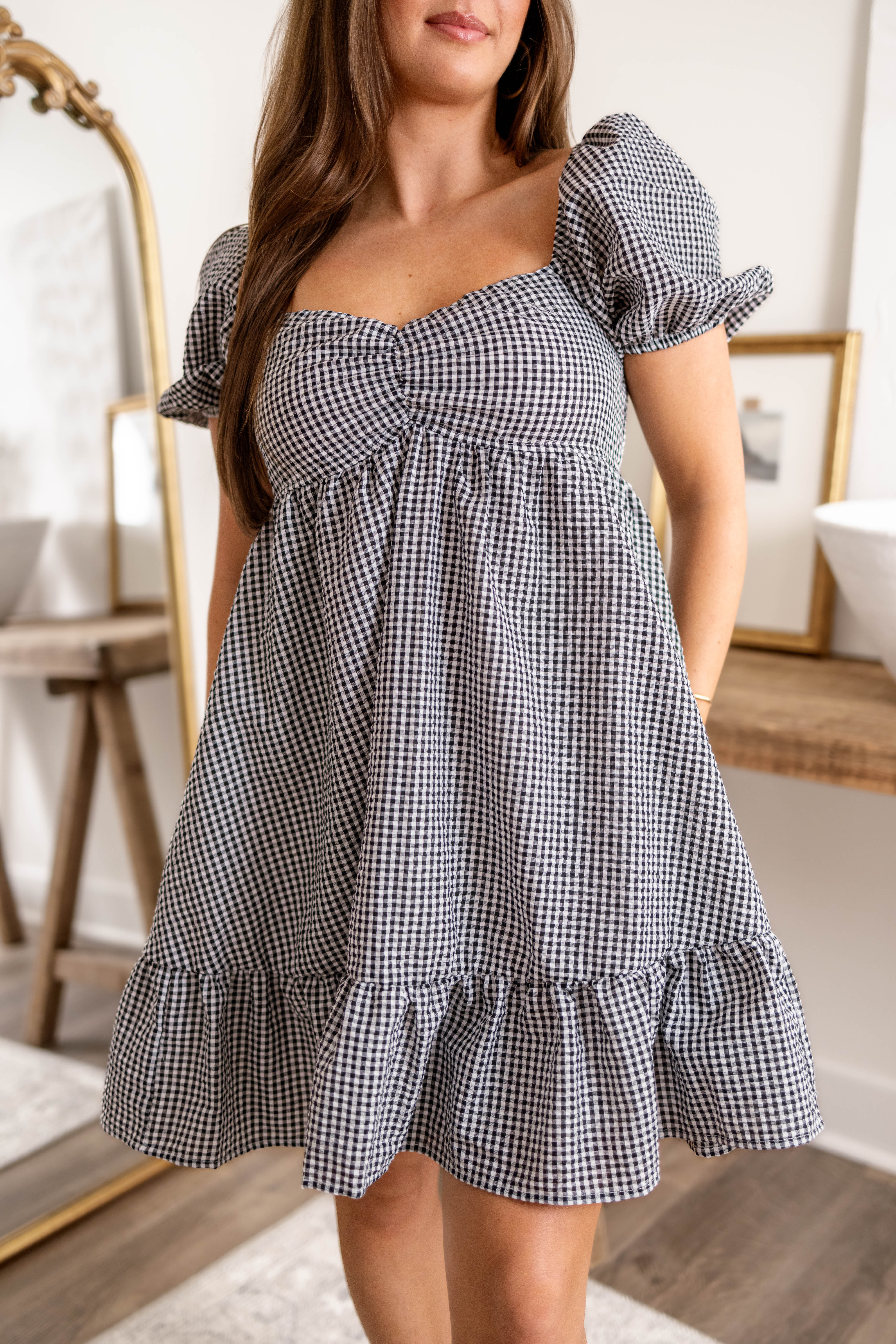 Vera Gingham Dress