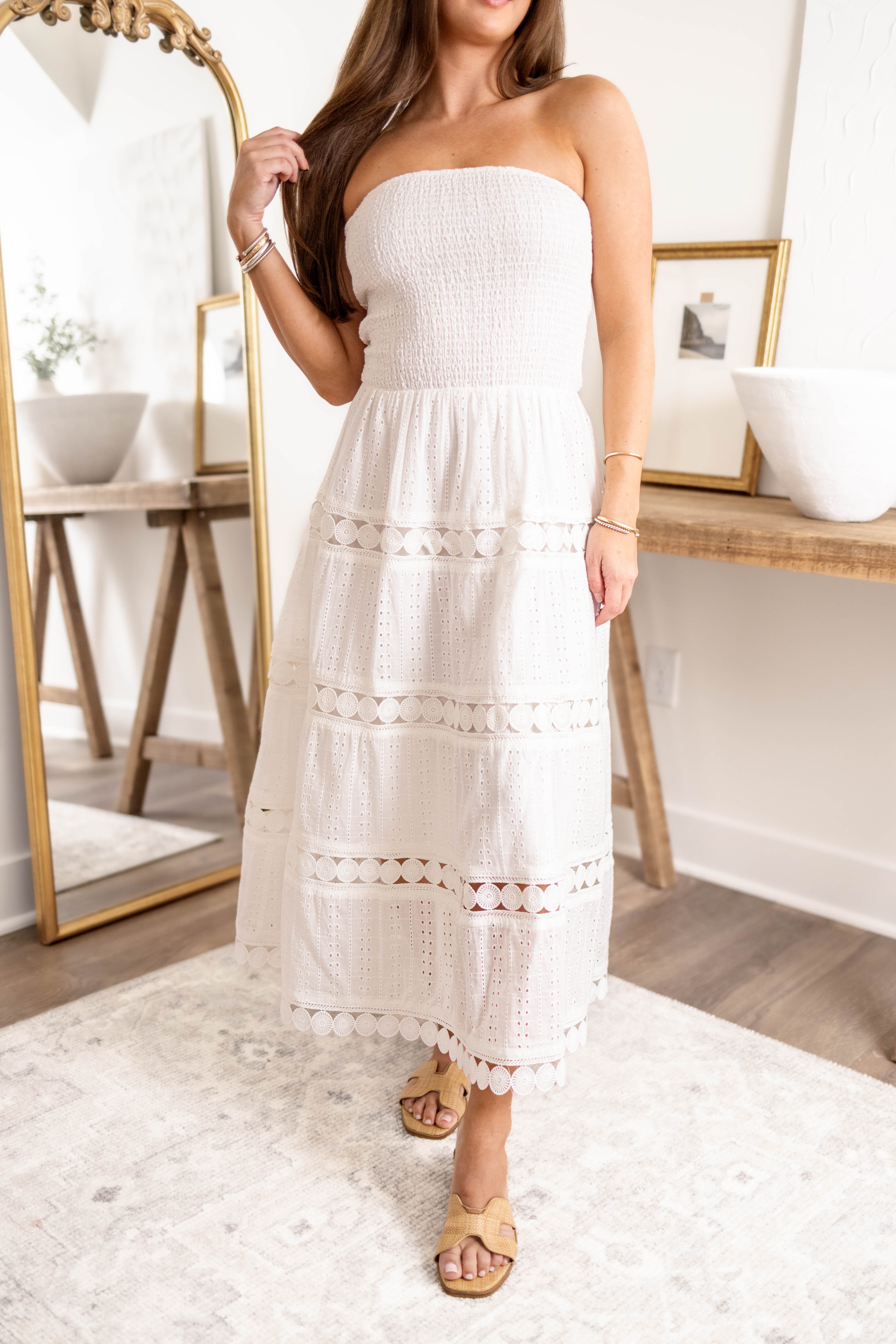 Ella Lace Tube Dress