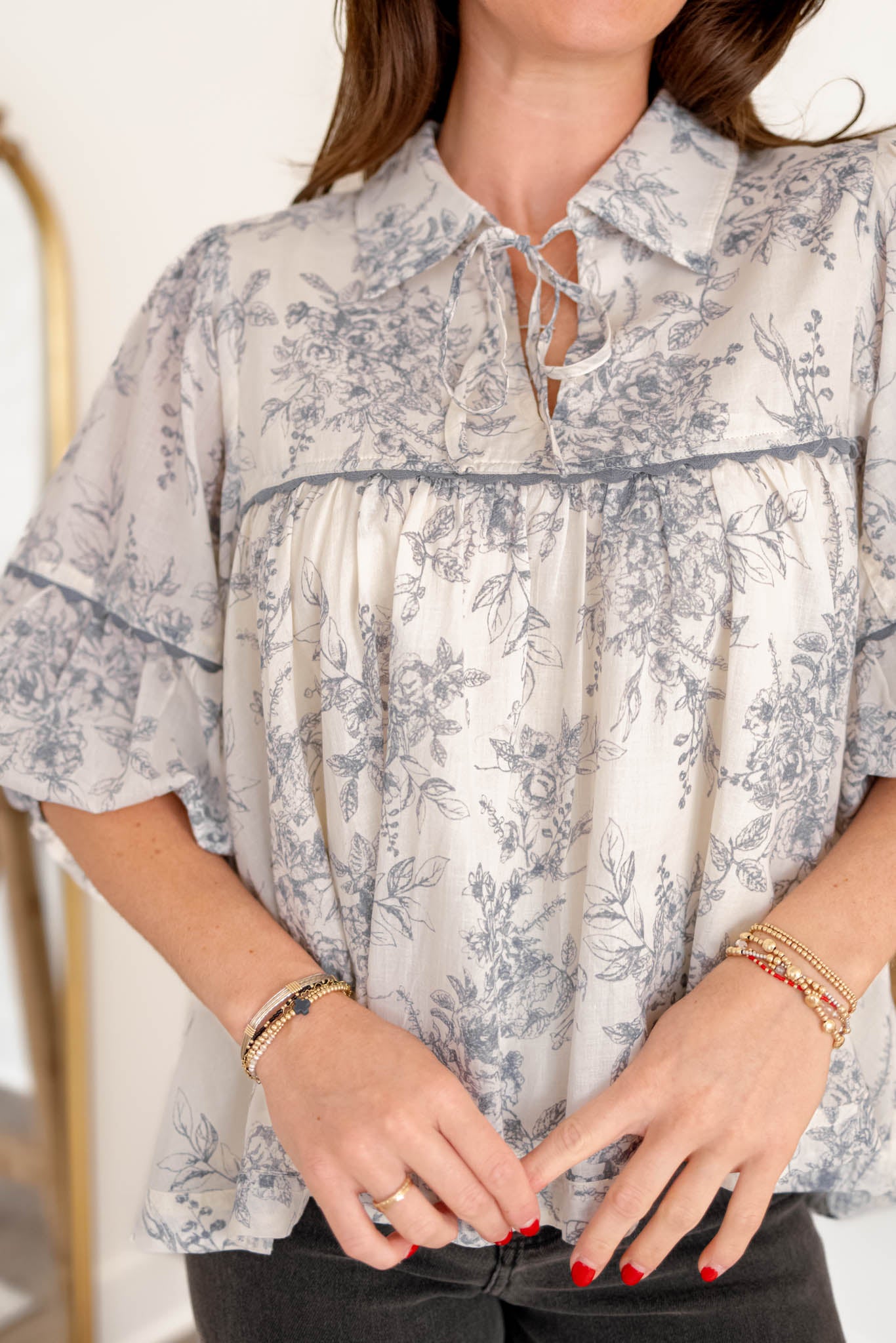 Kai Babydoll Blouse