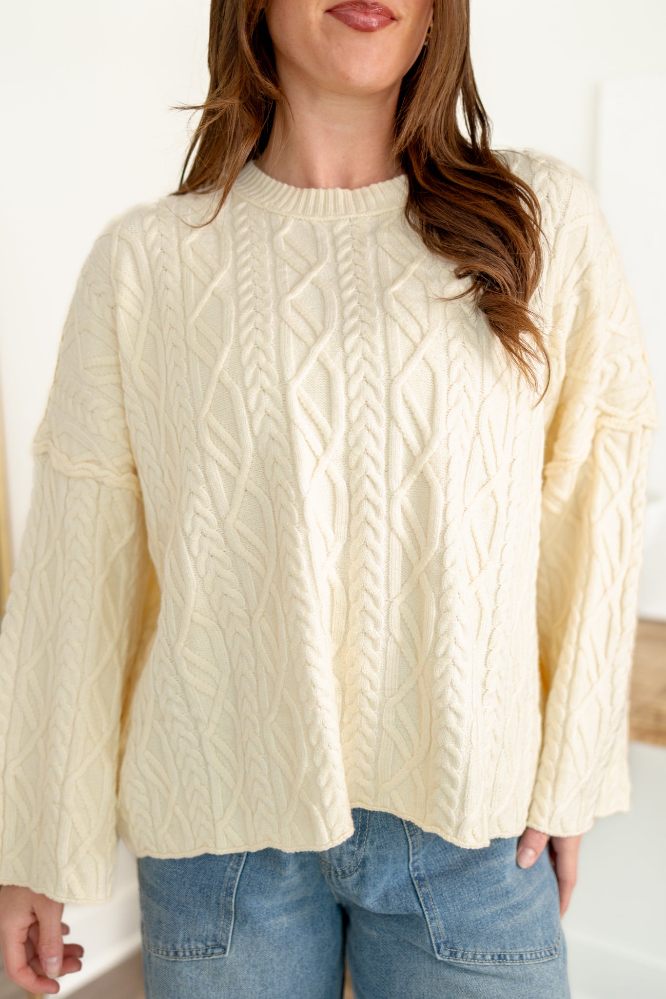 Claire Cable Knit Sweater