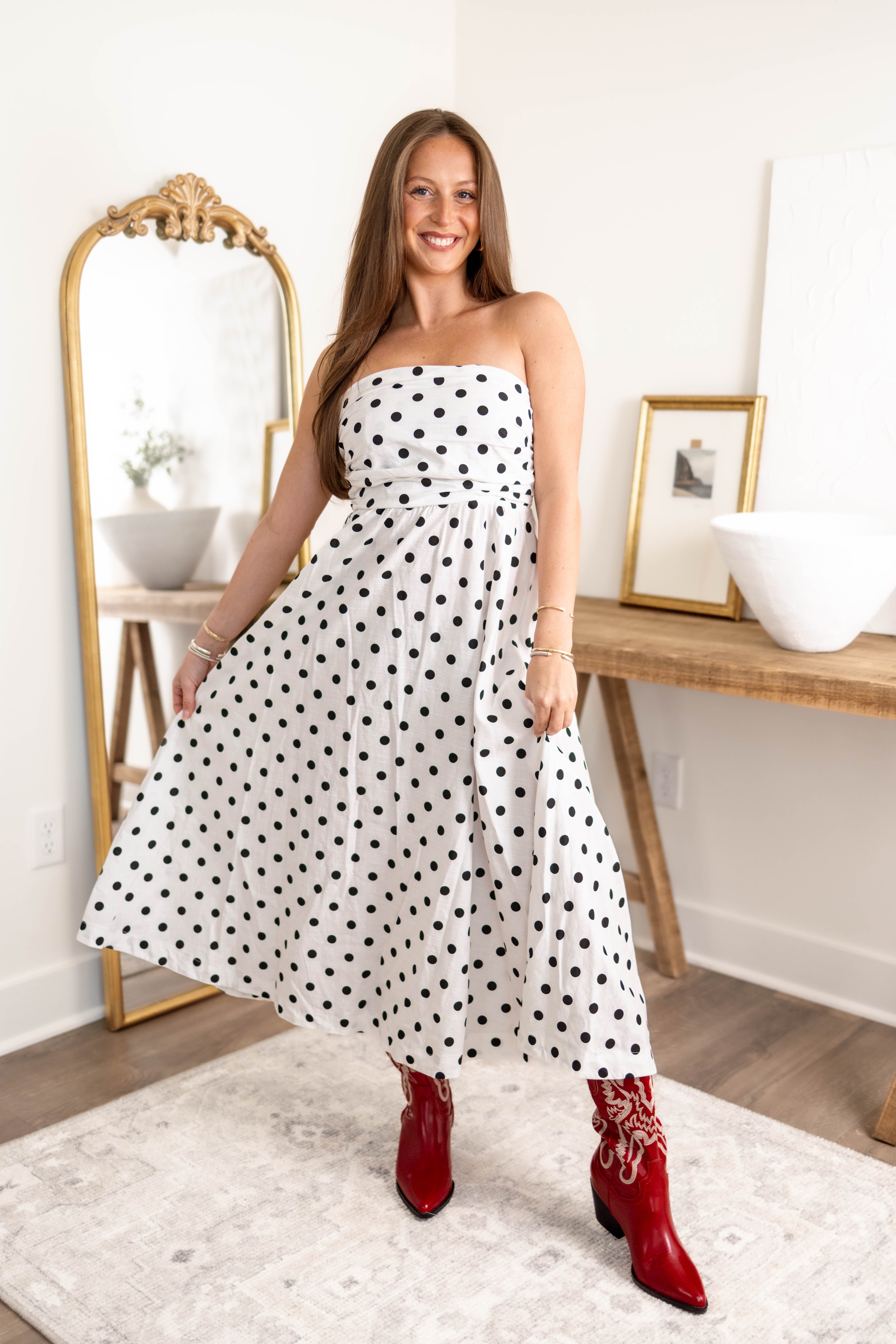 Sofia Polka Dot Dress