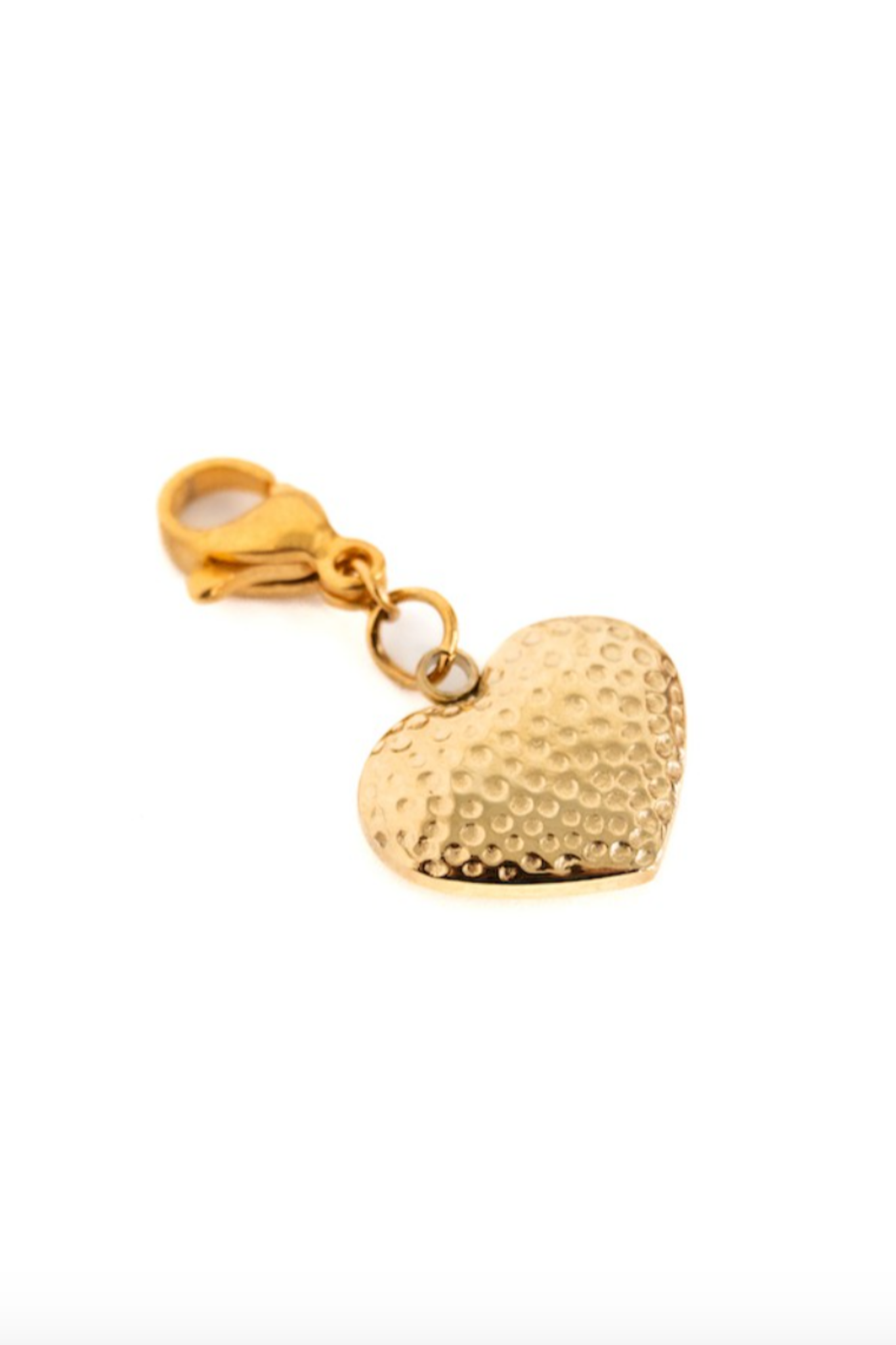 Textured Heart Charm