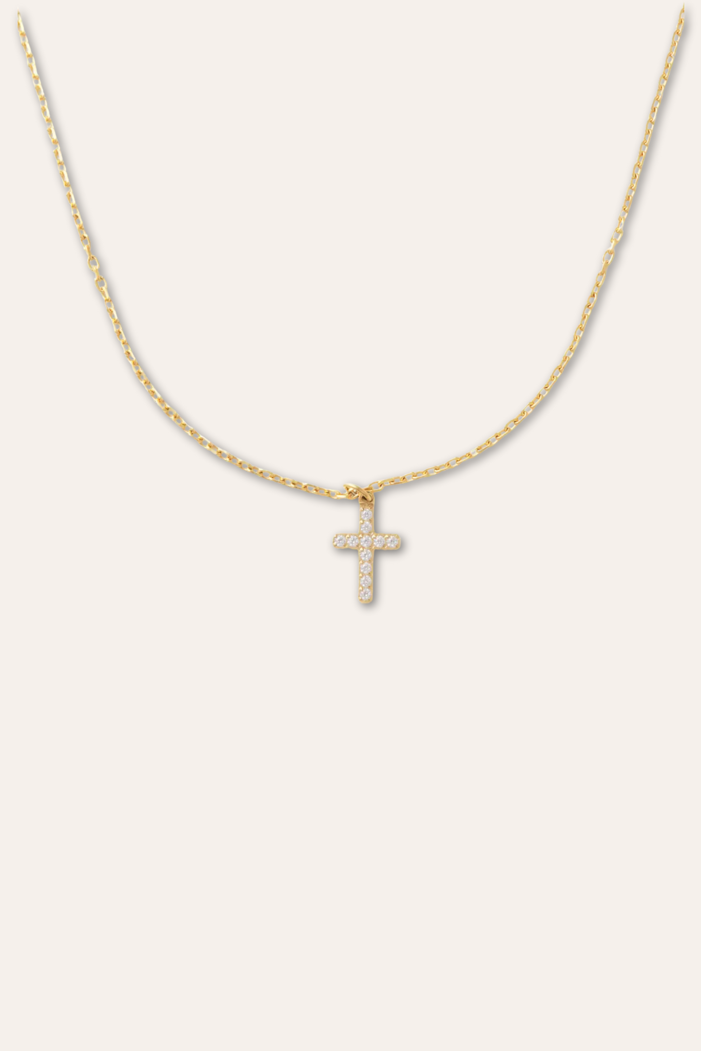 Crystal Cross Necklace