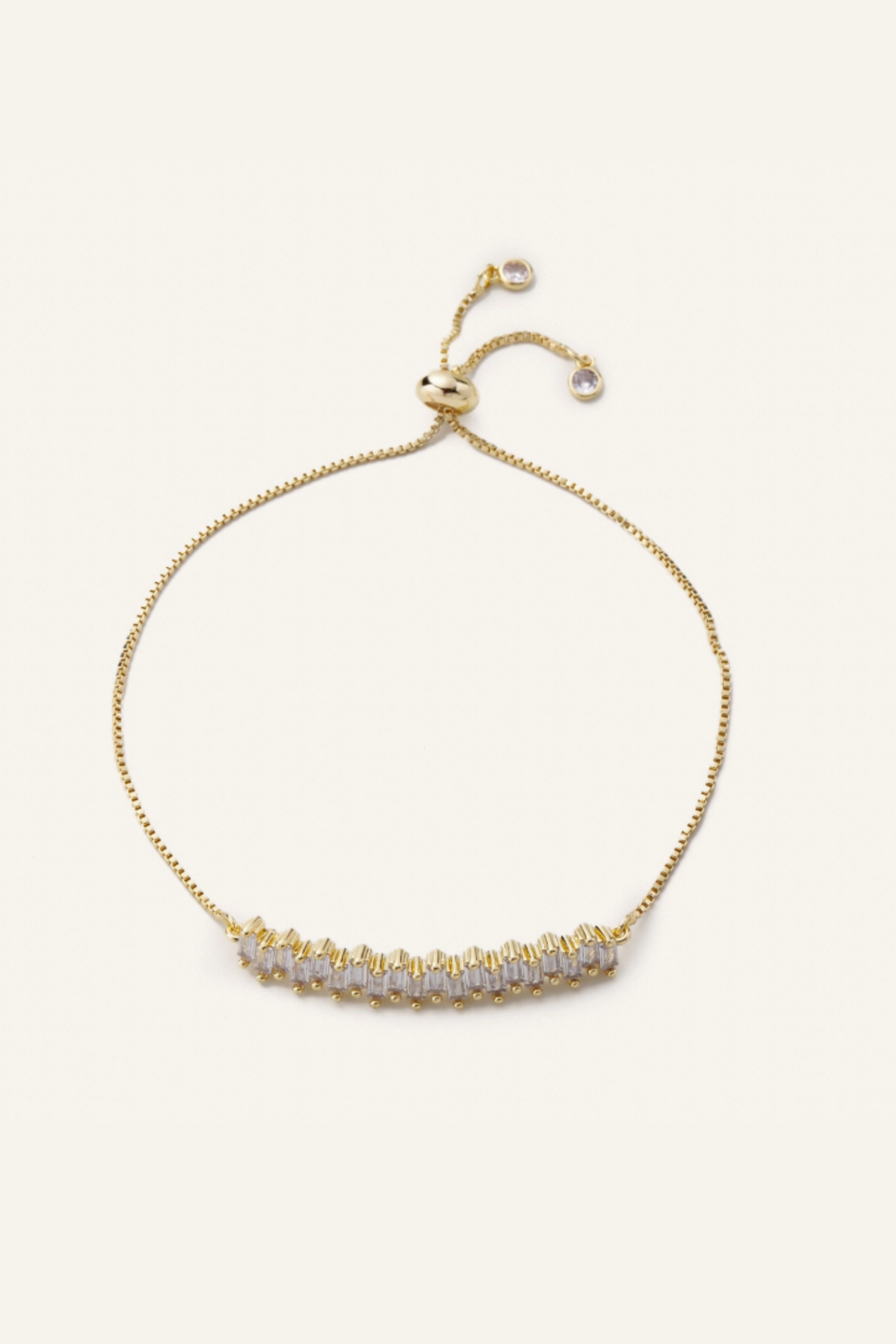 Diamond Bar Slider Bracelet