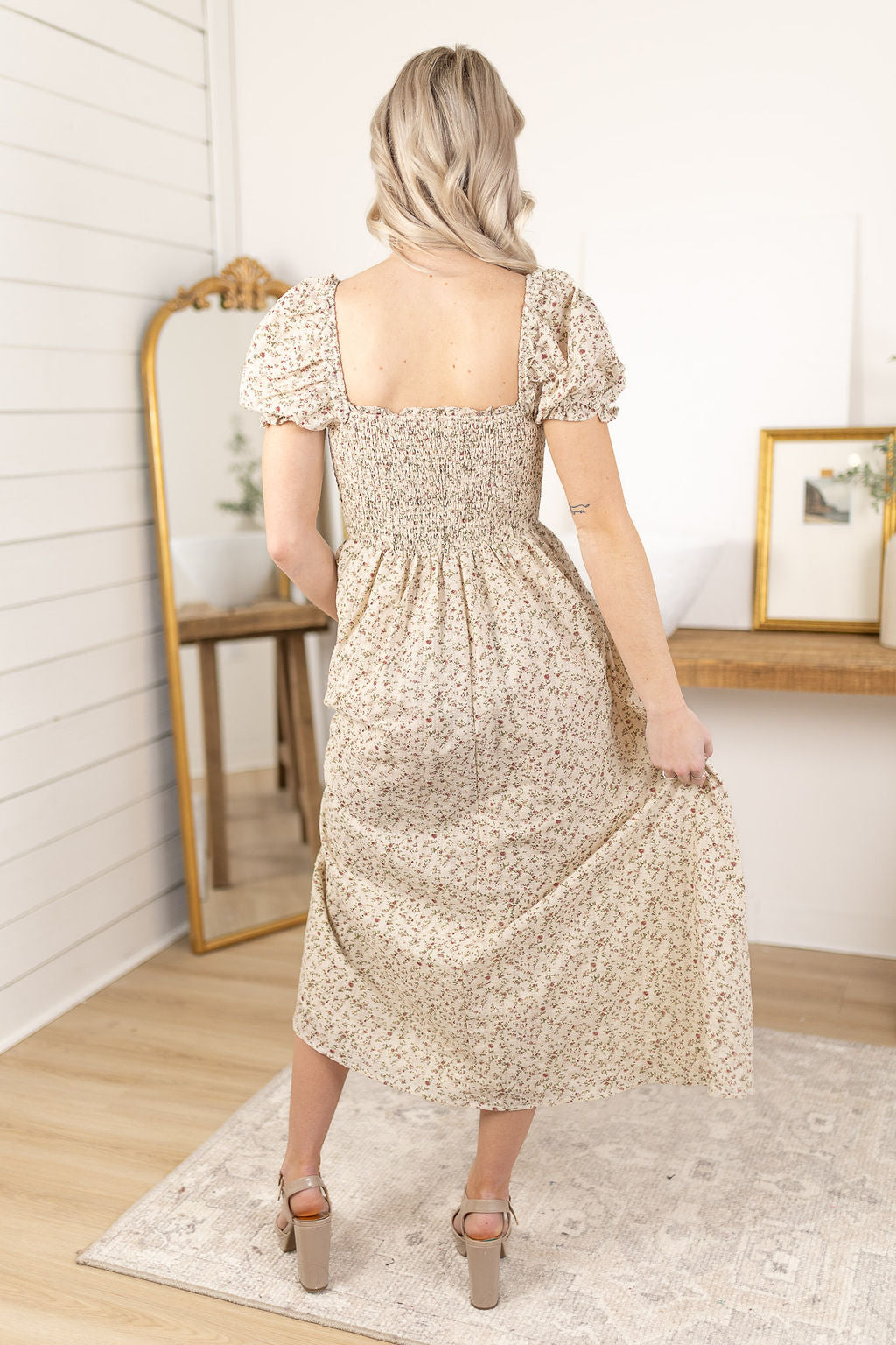 Josie Floral Midi Dress