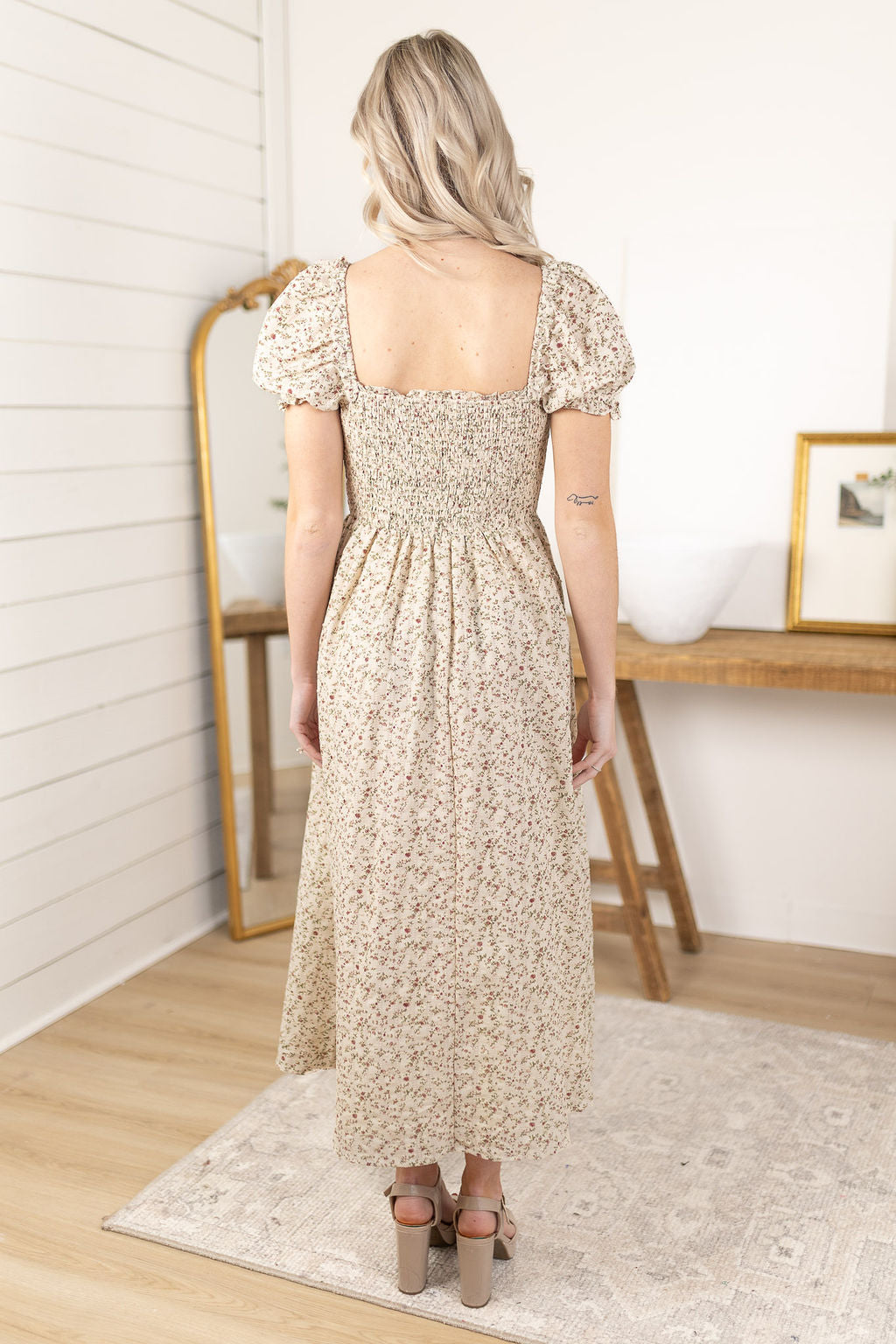 Josie Floral Midi Dress