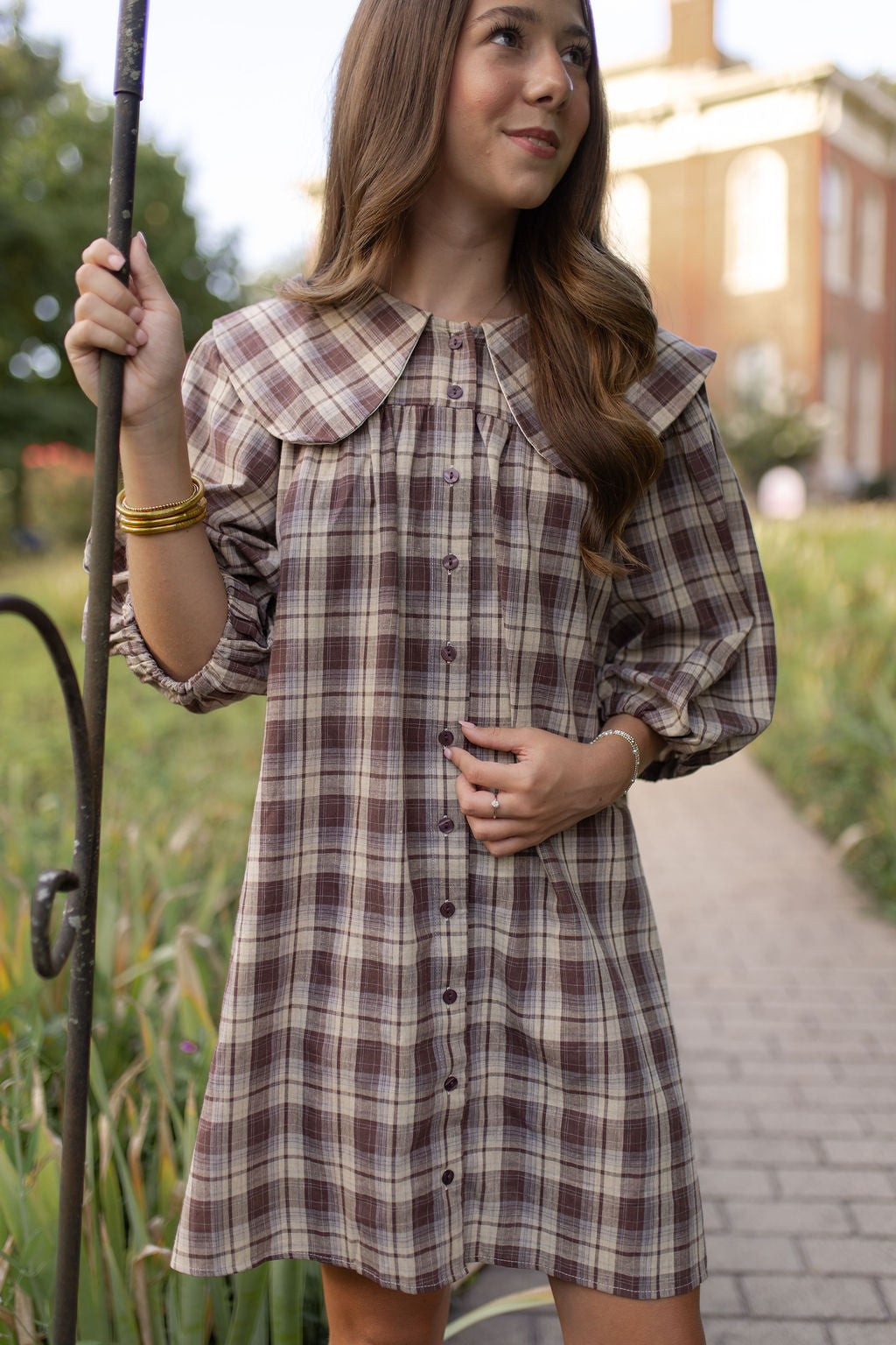 Polly Plaid Dress