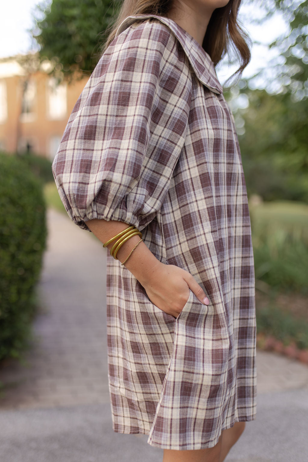 Polly Plaid Dress