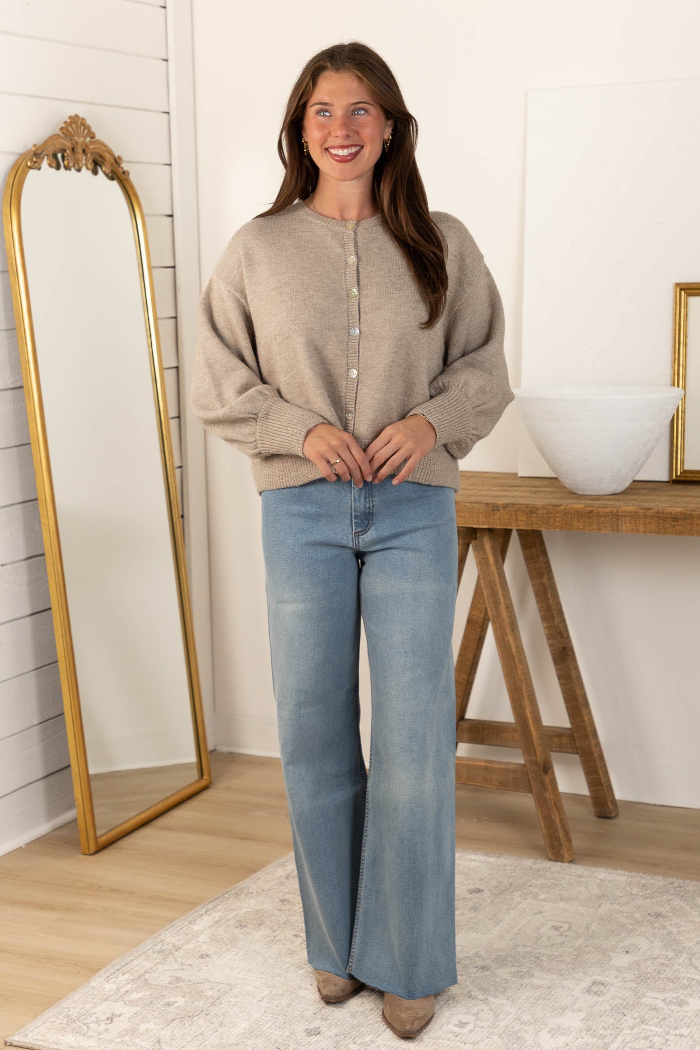 Lena Cardigan | Khaki