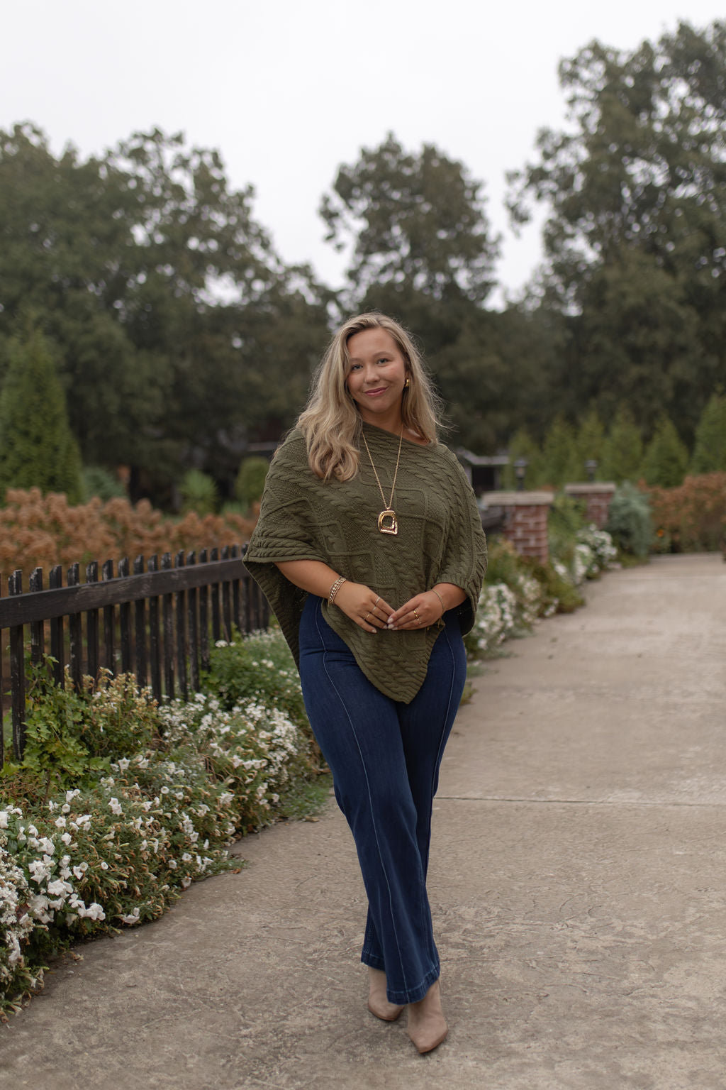 Margot Poncho | Olive