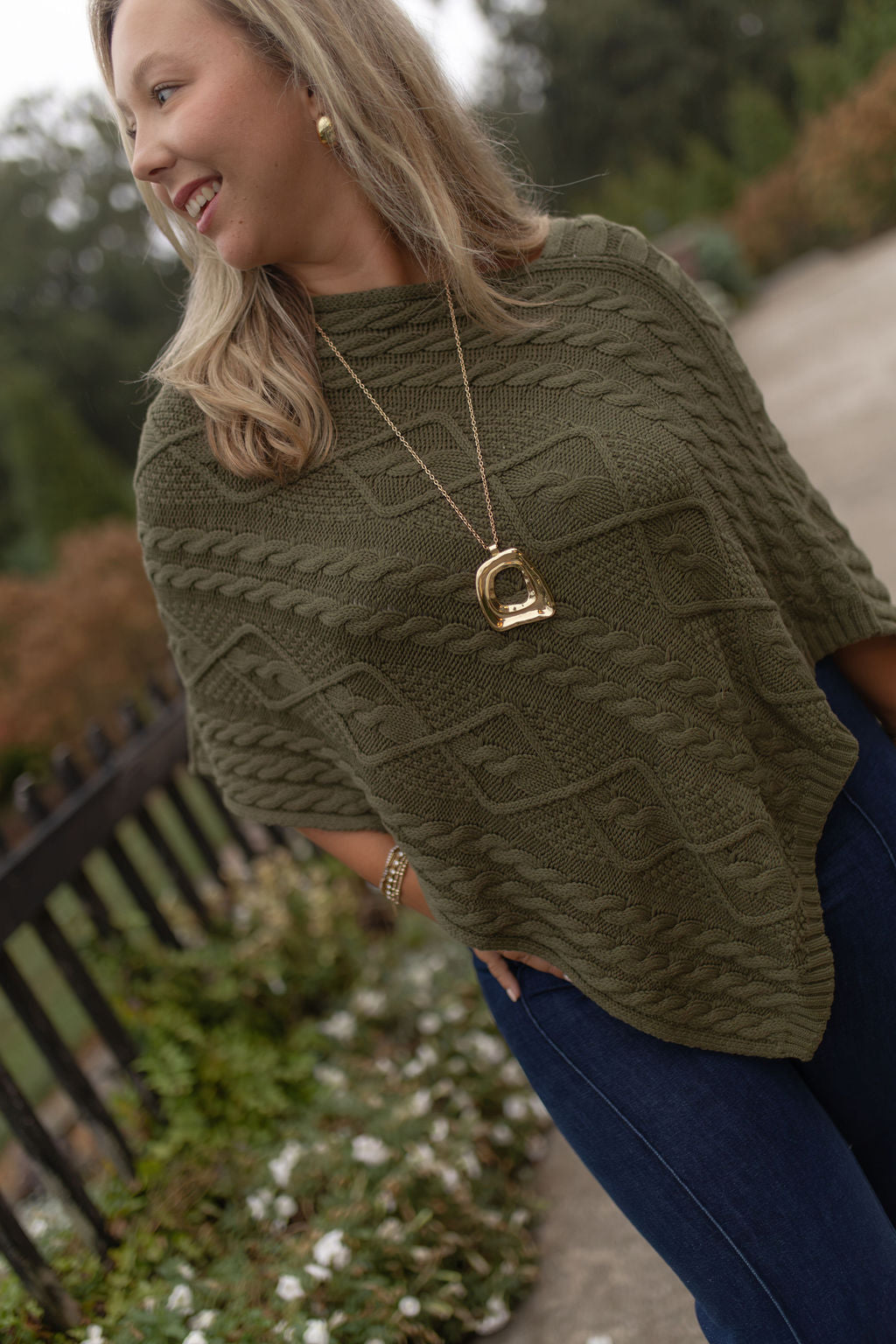 Margot Poncho | Olive