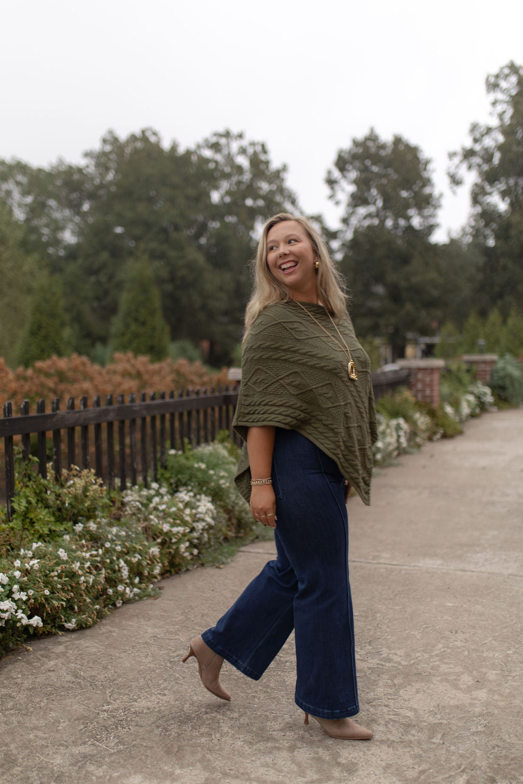 Margot Poncho | Olive
