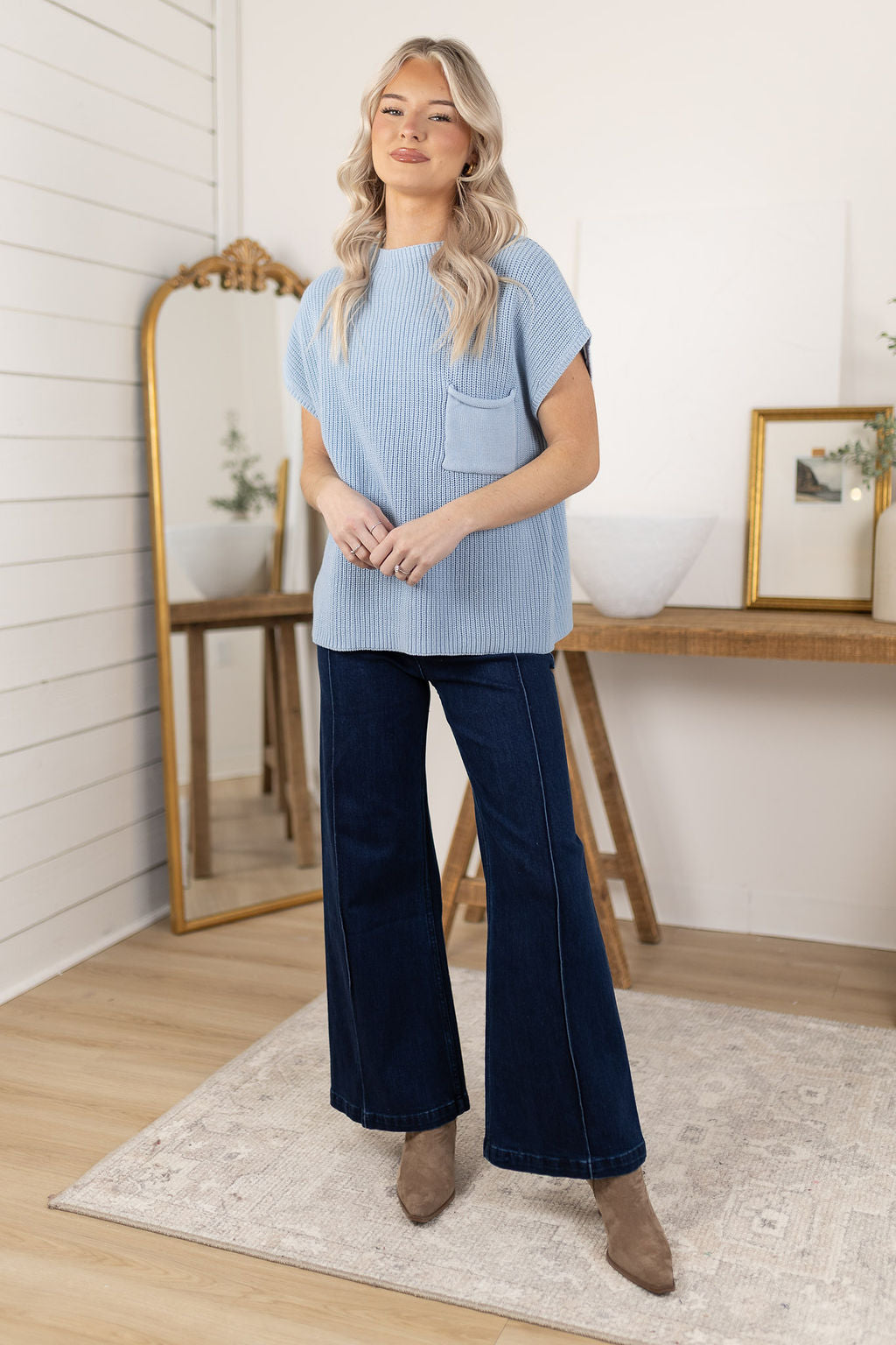 Julien Sweater Top | Blue