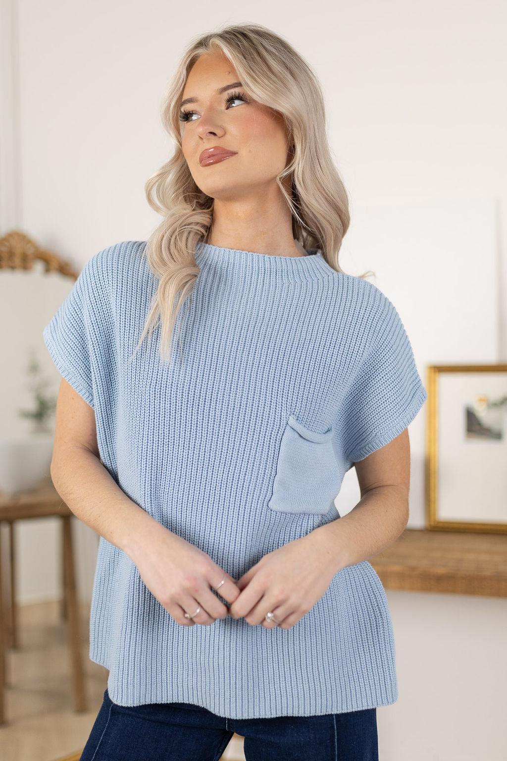 Julien Sweater Top | Blue