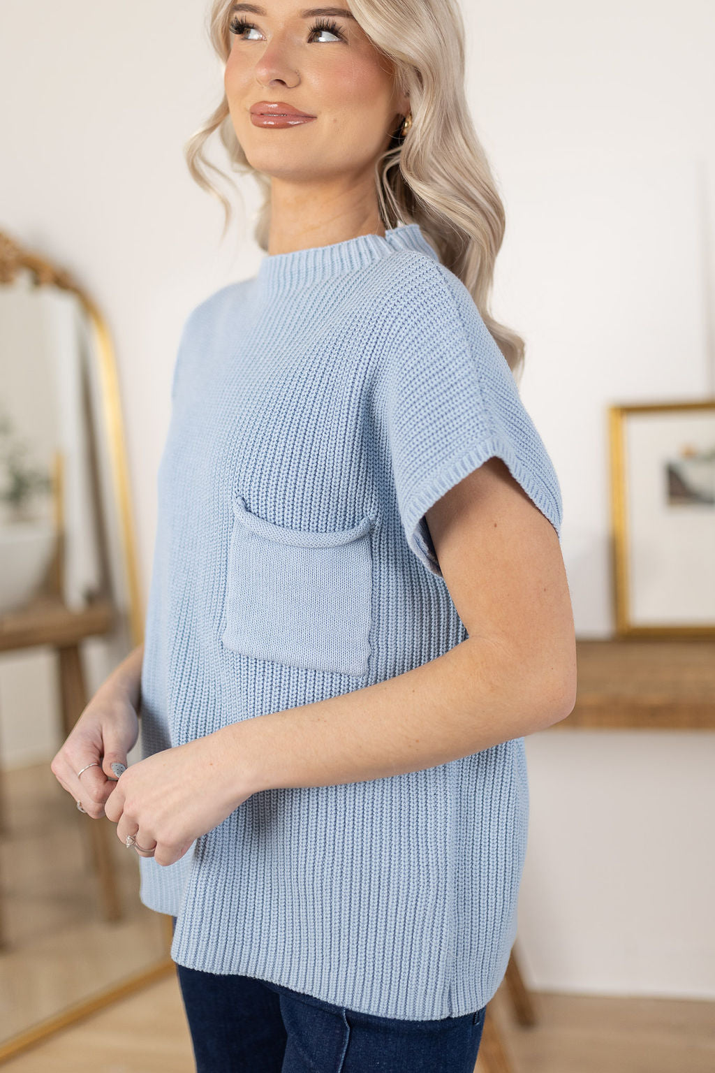 Julien Sweater Top | Blue