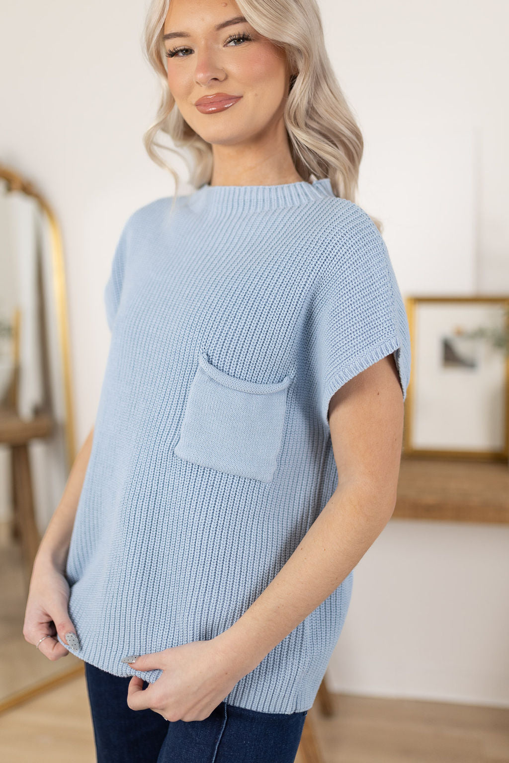 Julien Sweater Top | Blue