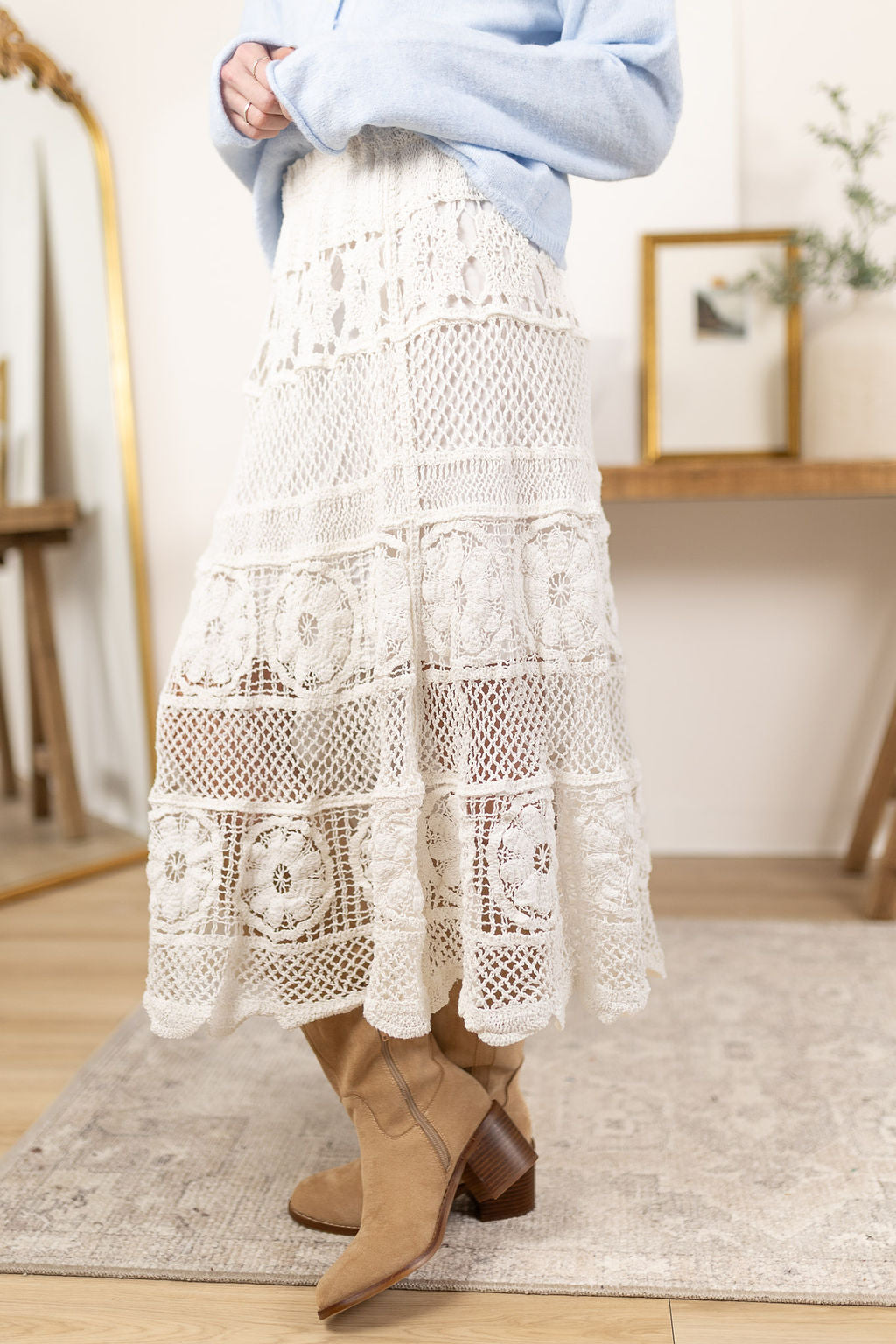 Bailee Crochet Skirt