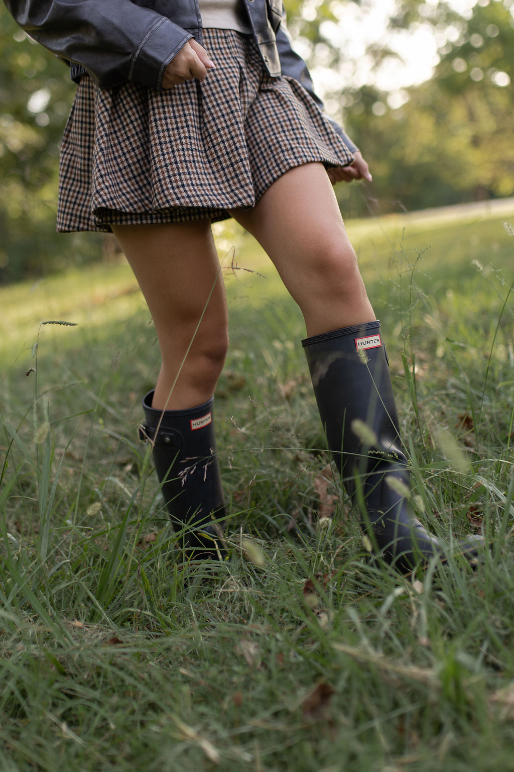 Houndstooth Skort
