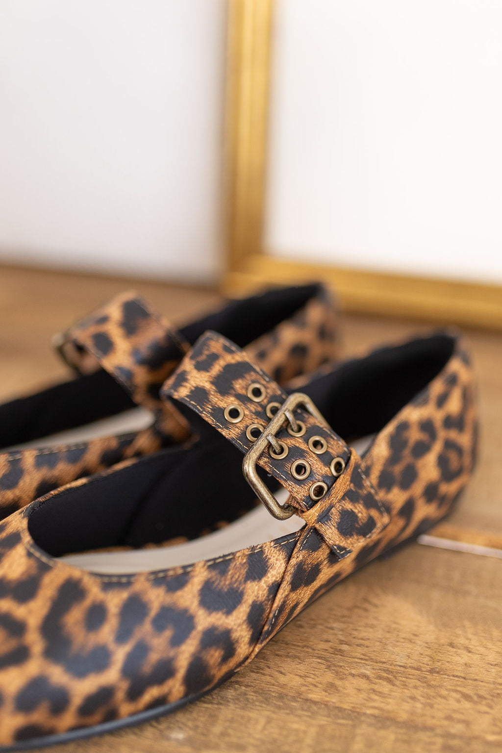 Zoe Leopard Flats