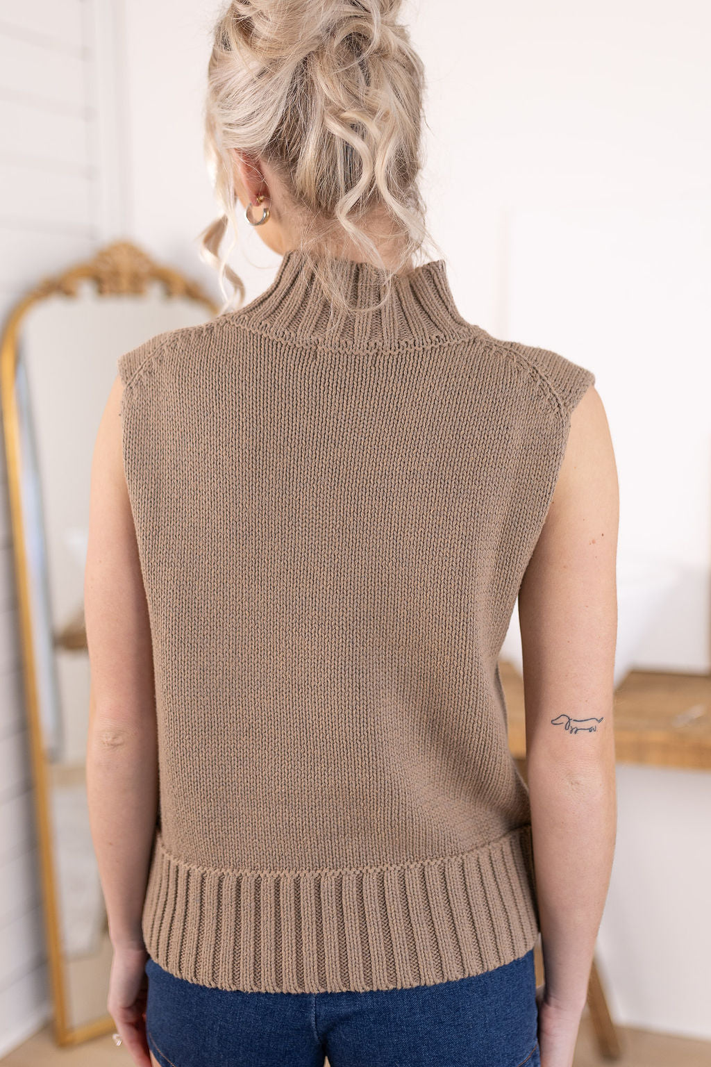 Monika Mock Neck Top