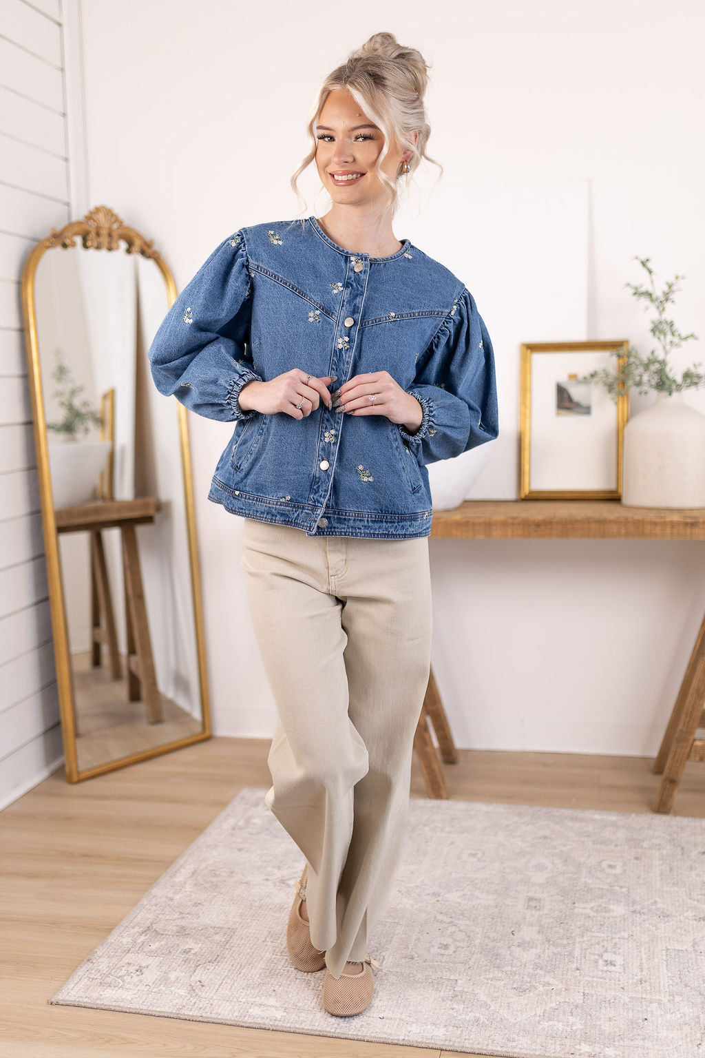 Blossom Denim Jacket