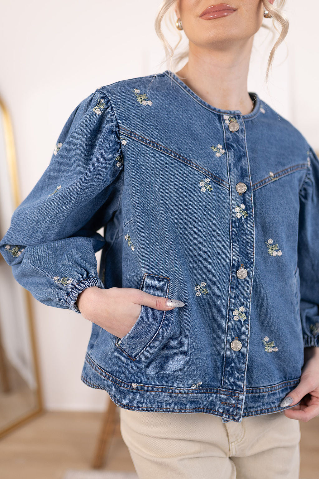 Blossom Denim Jacket