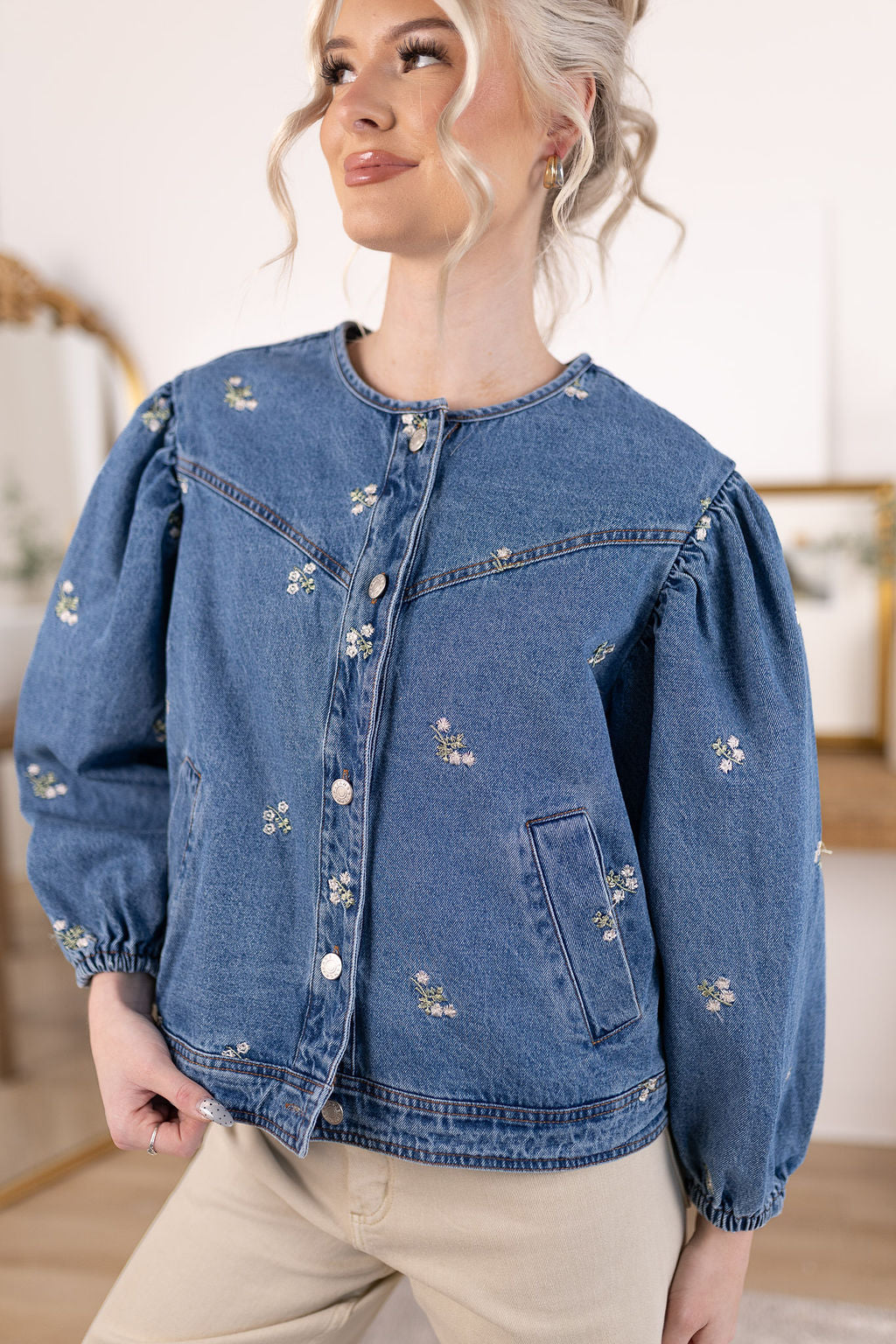 Blossom Denim Jacket