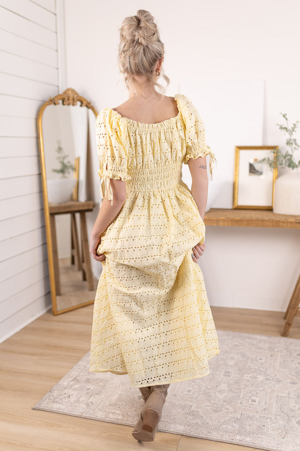 Heather Eyelet Dress