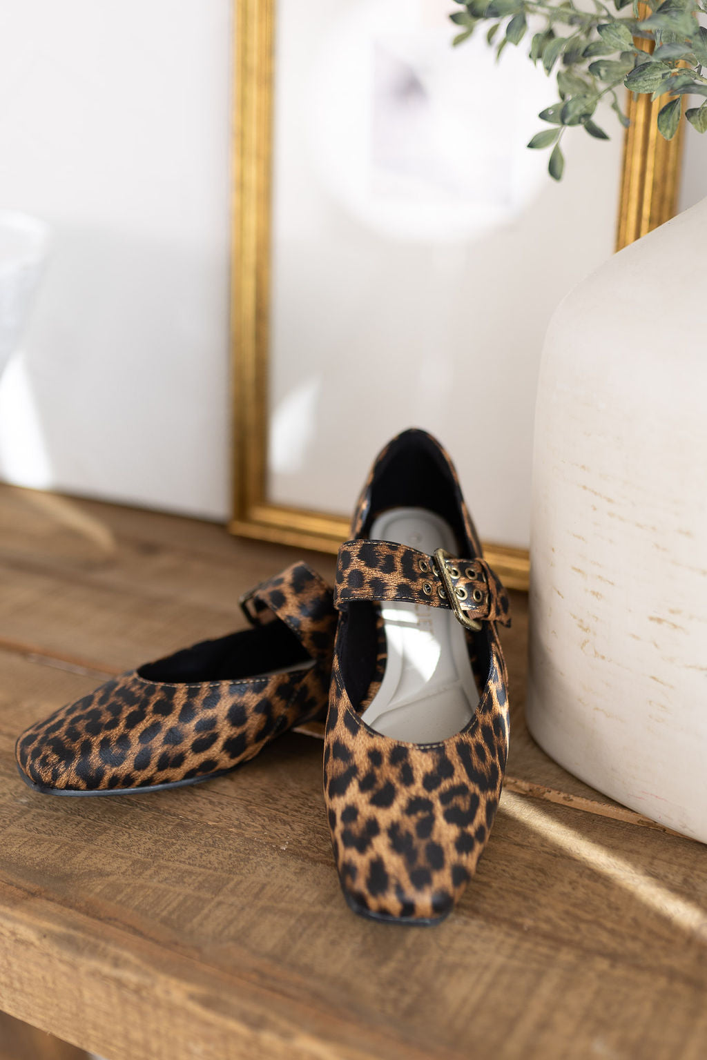 Zoe Leopard Flats