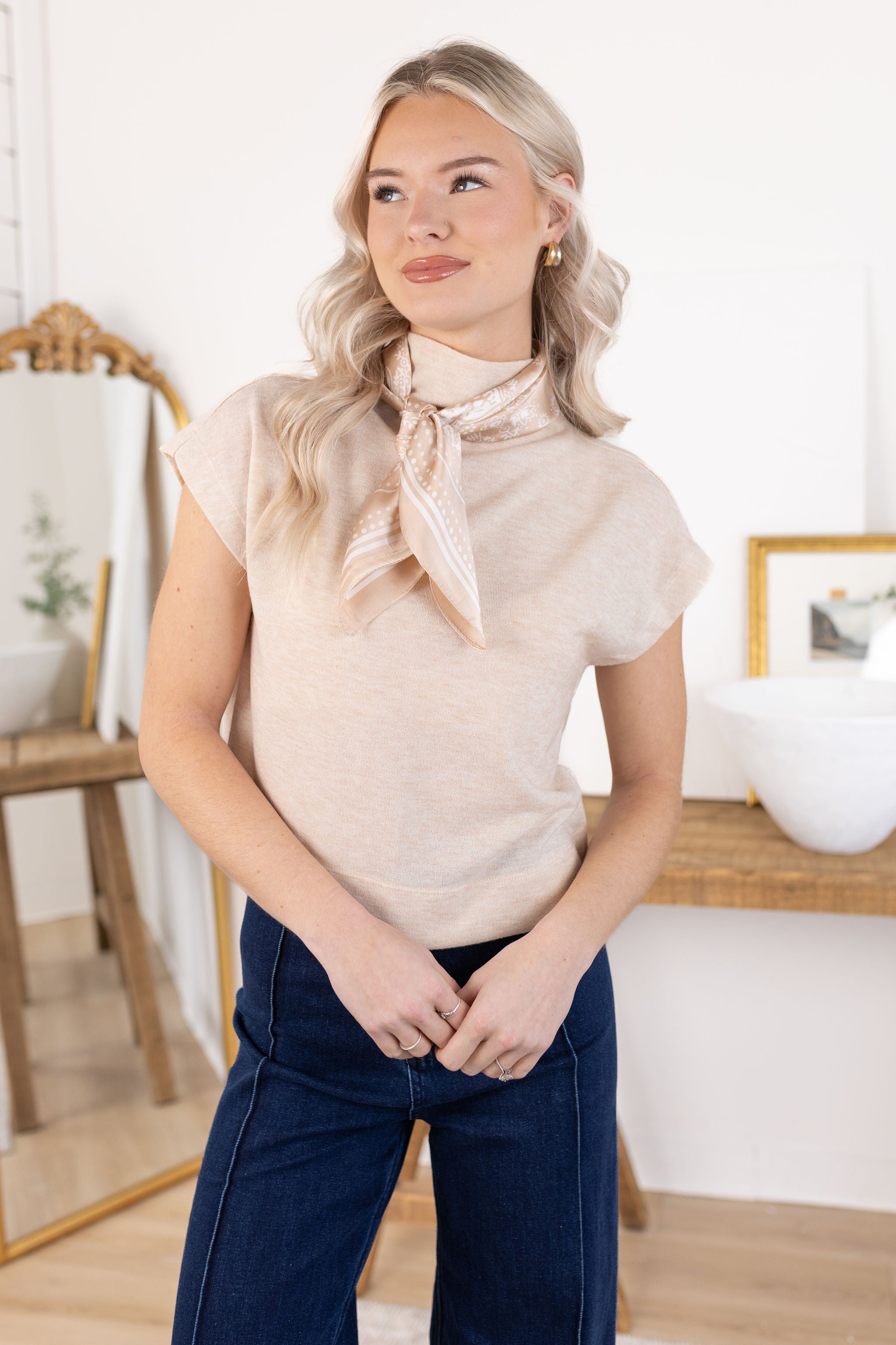 Sadie Top | Oatmeal