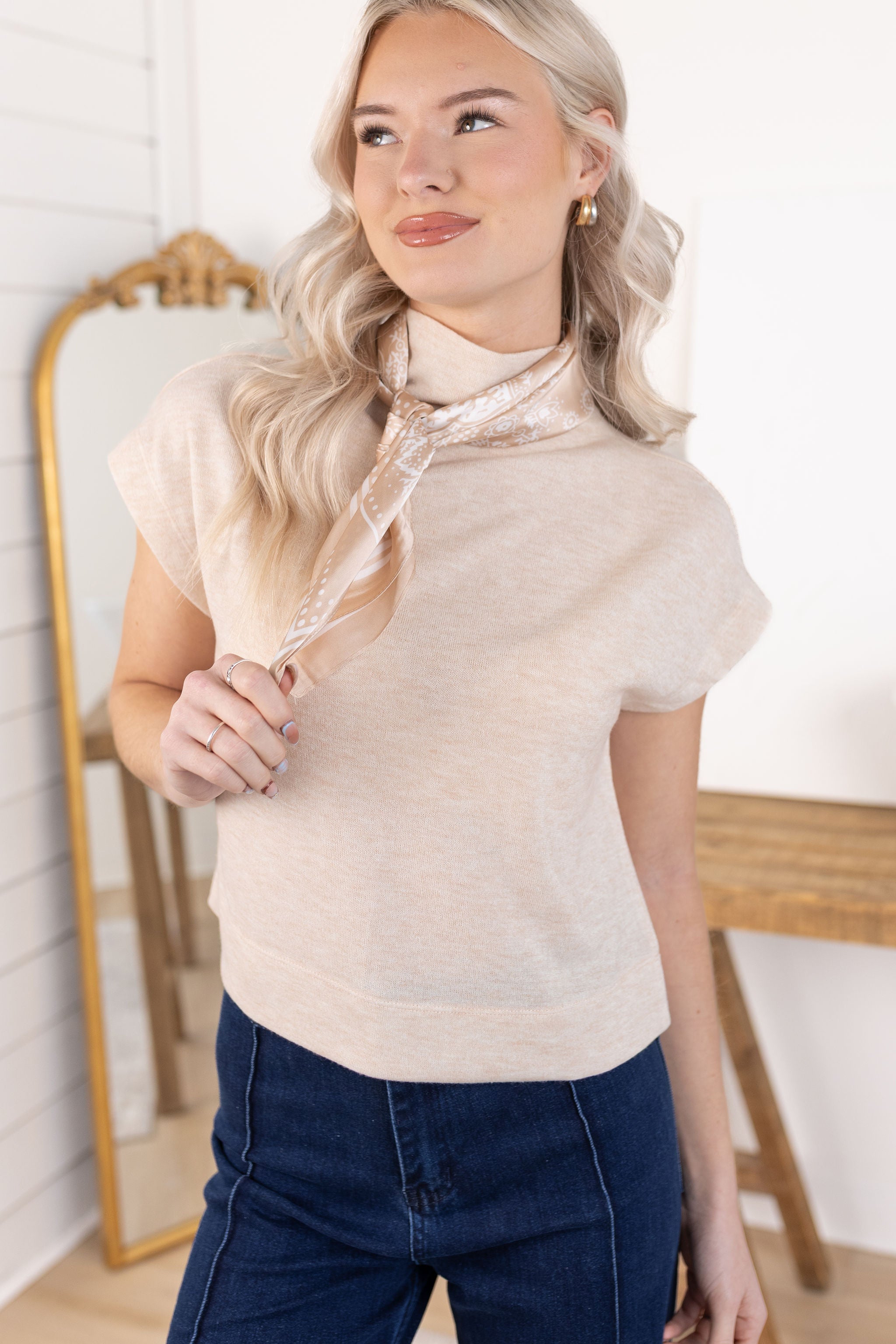 Sadie Top | Oatmeal