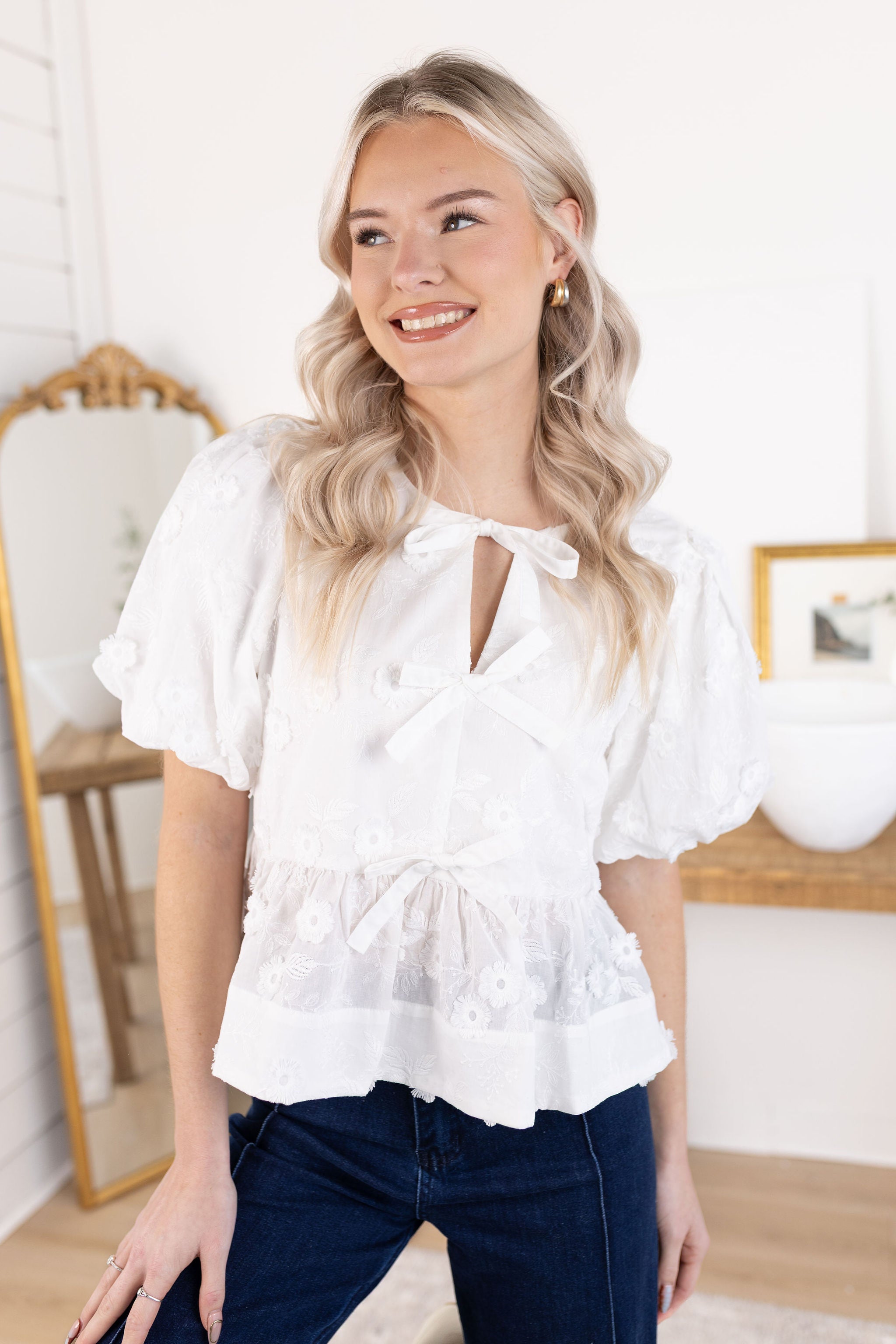Kate Eyelet Blouse