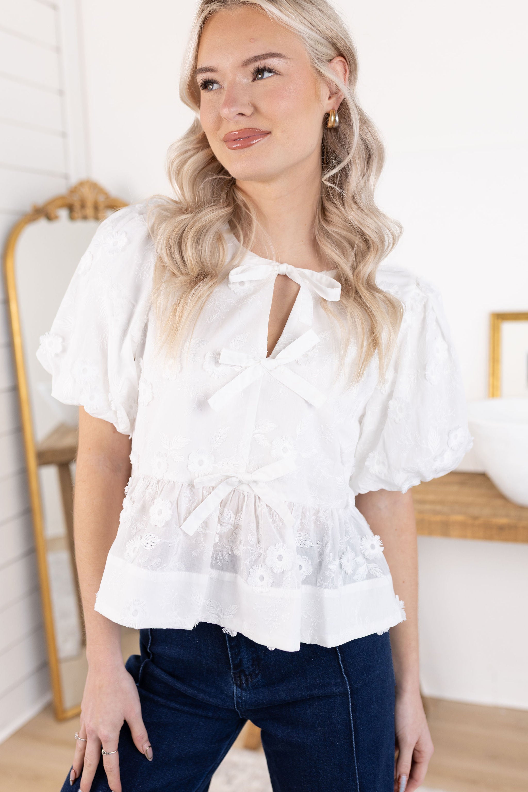 Kate Eyelet Blouse