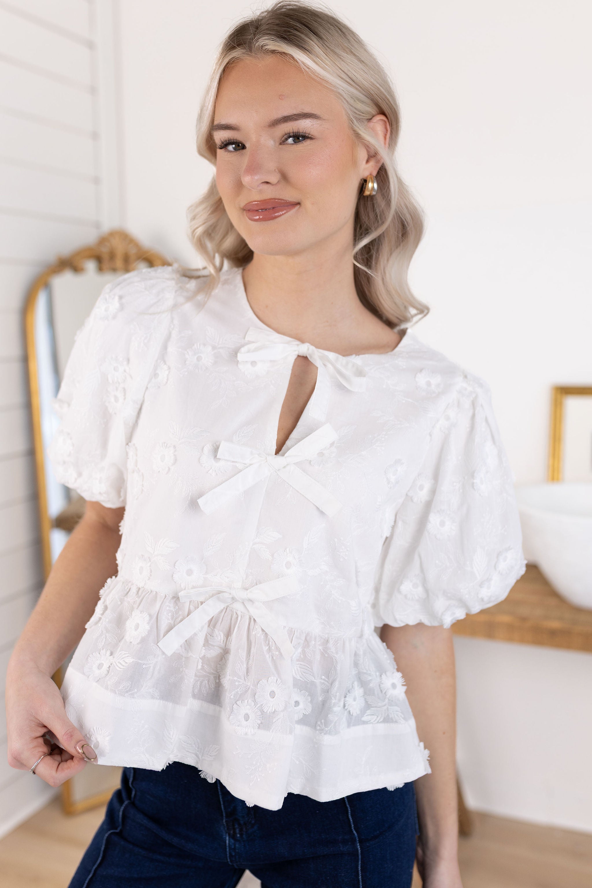 Kate Eyelet Blouse