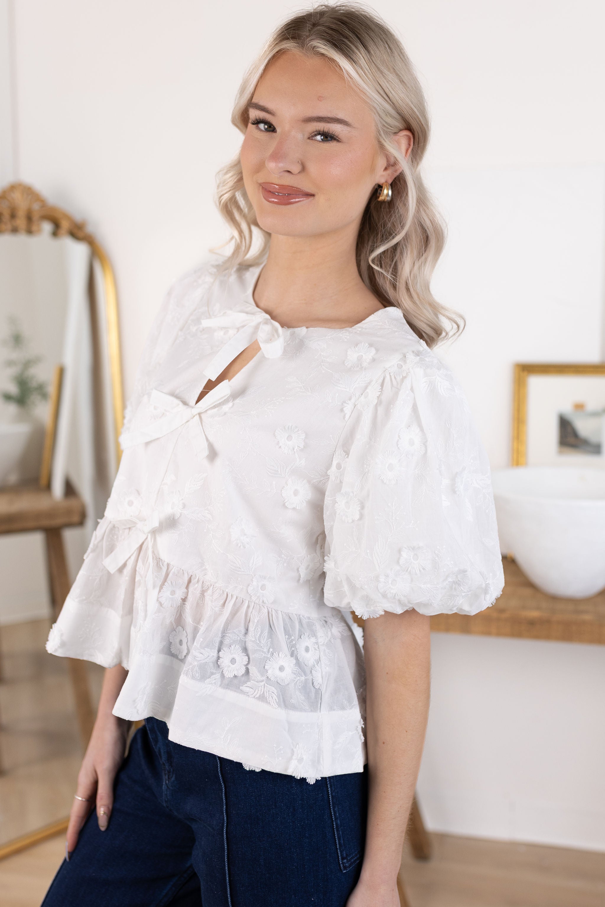 Kate Eyelet Blouse