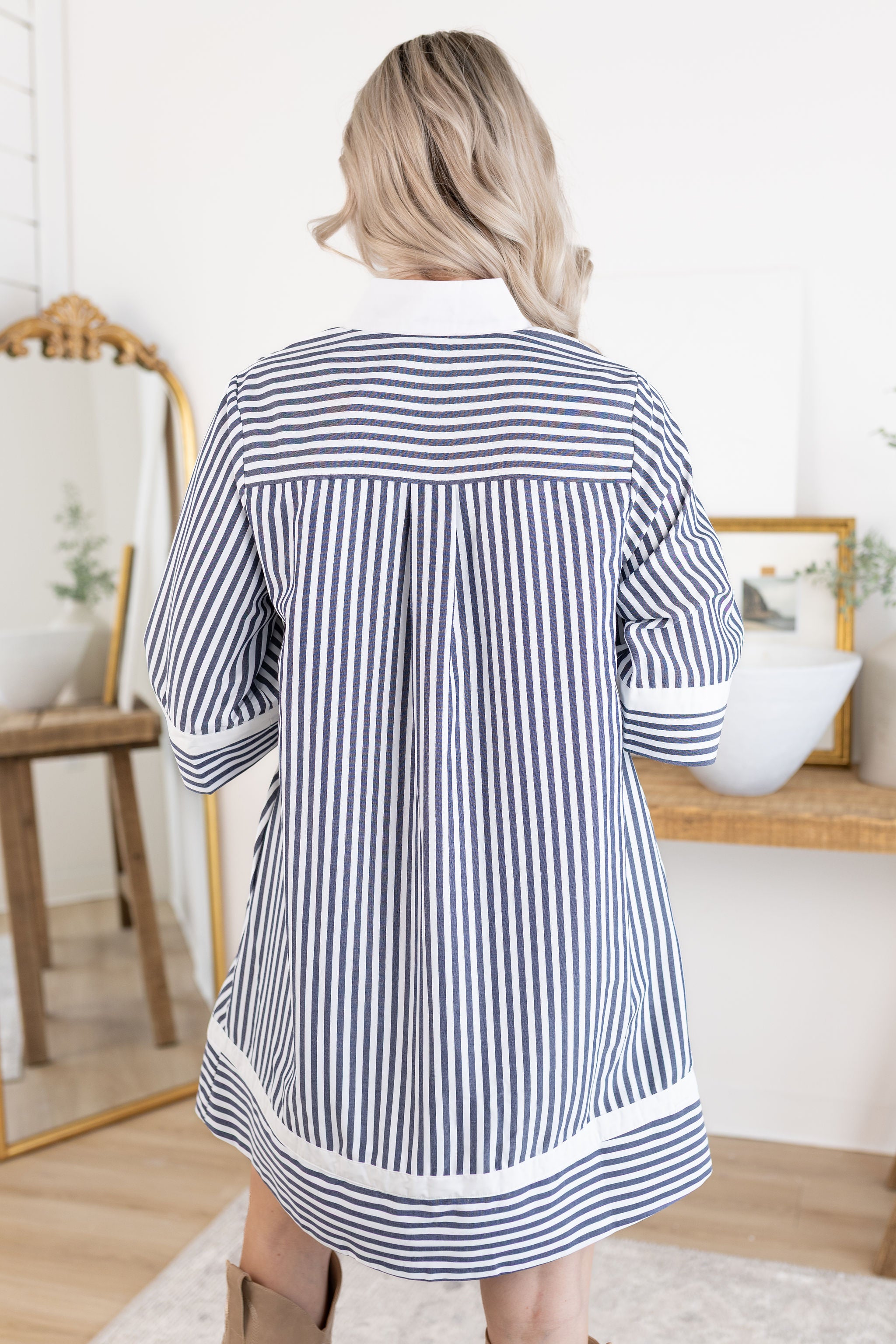 Claire Striped Dress