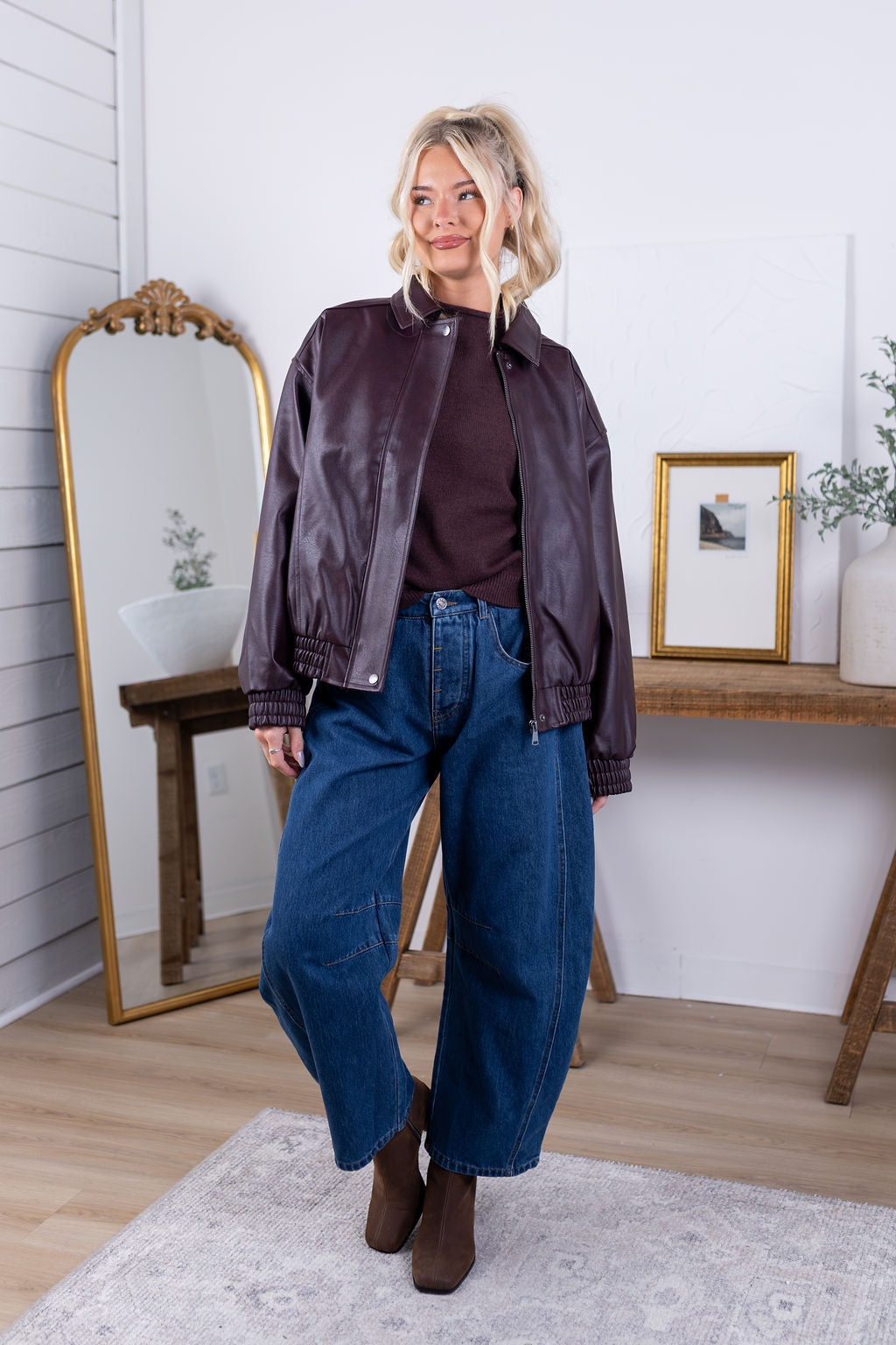 Merlot Bomber Jacket