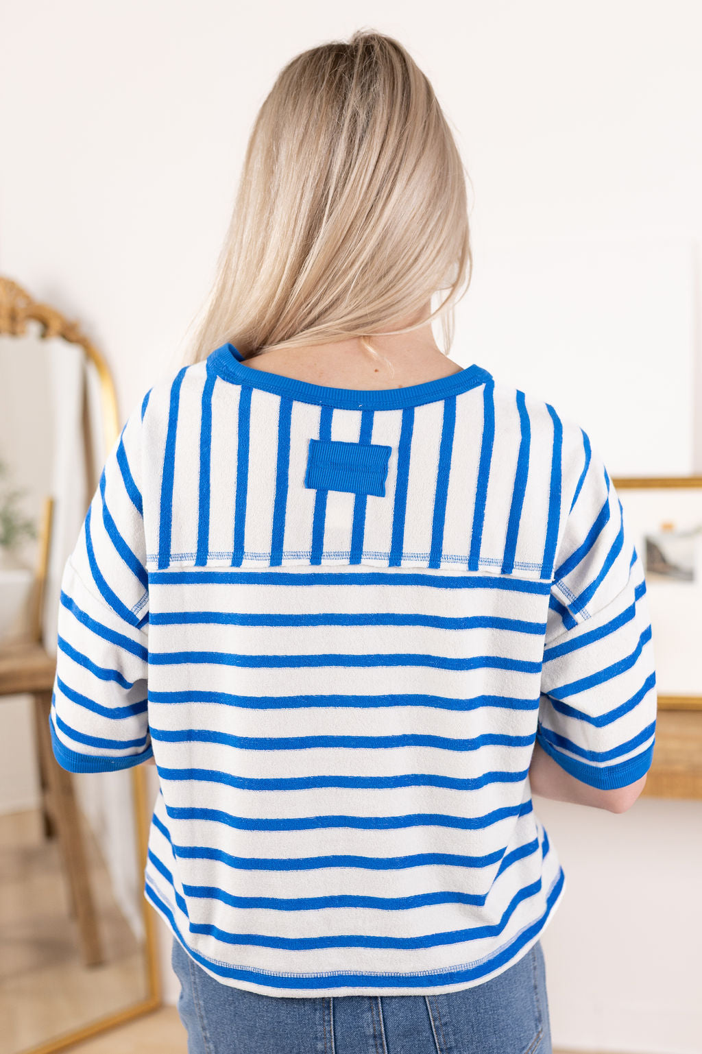 Jess Knit Top | Blue