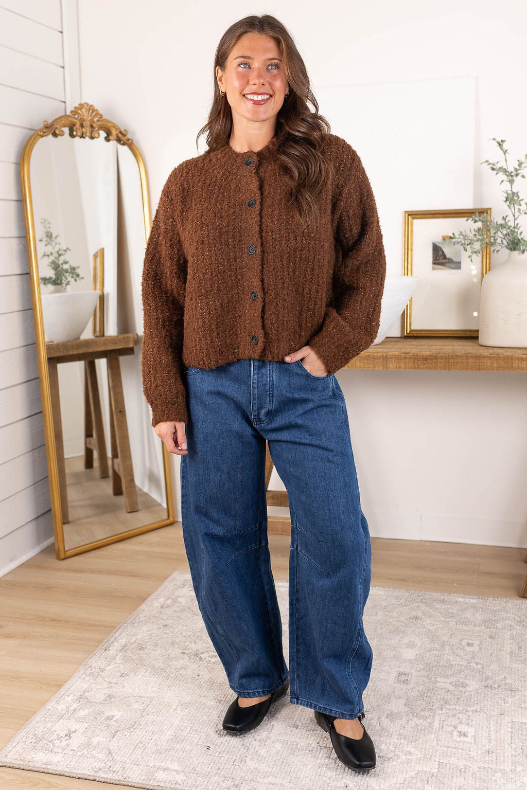 Aspen Cardigan | Brown